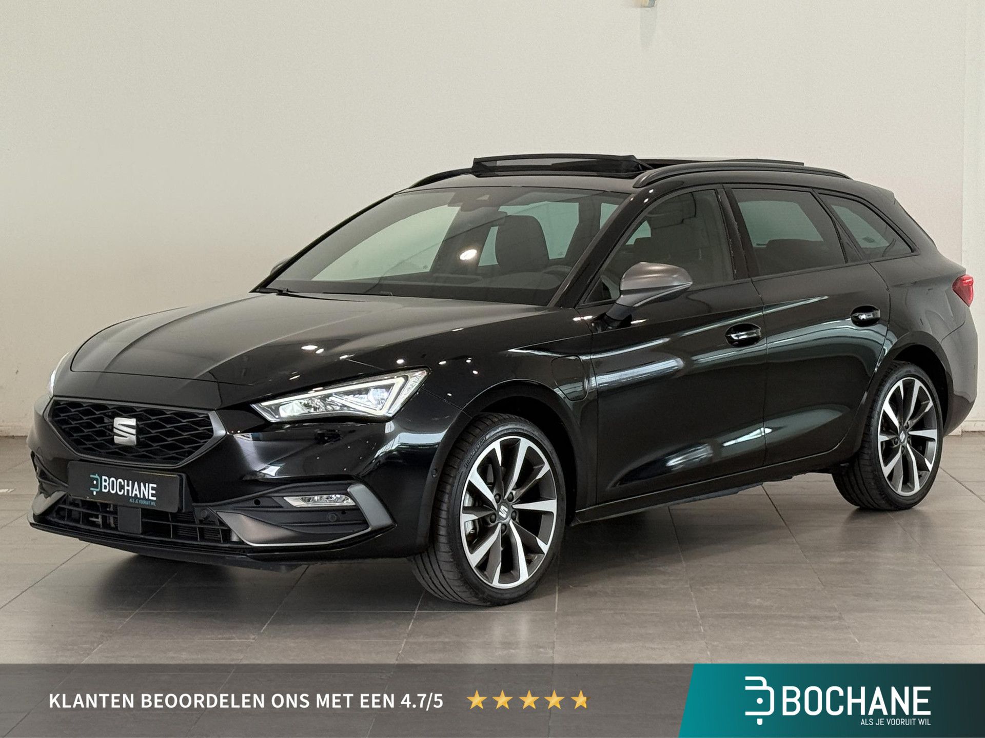 SEAT Leon met kenteken KLS-20-Z – vooraanzicht