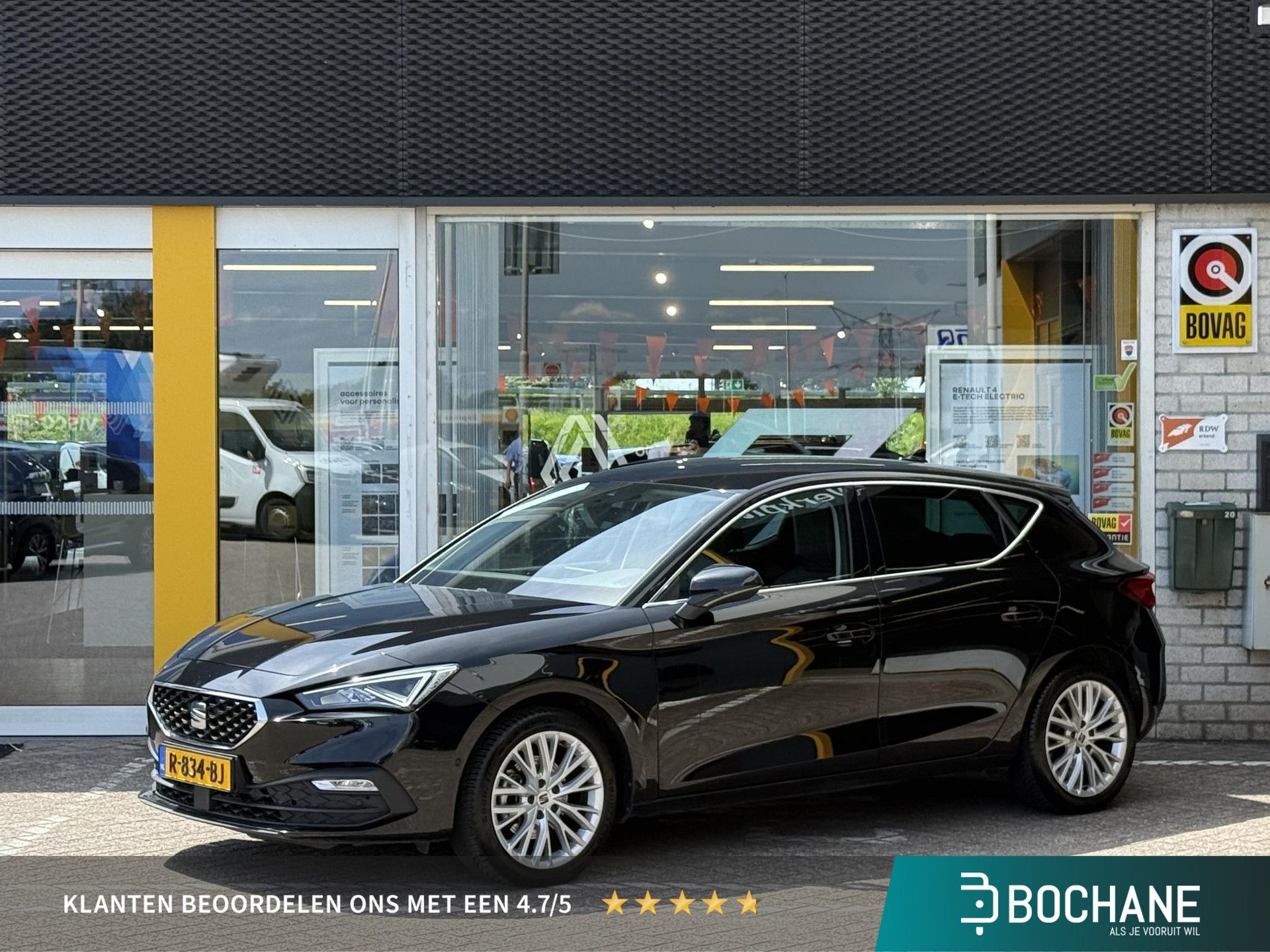 SEAT Leon met kenteken R-834-BJ – vooraanzicht