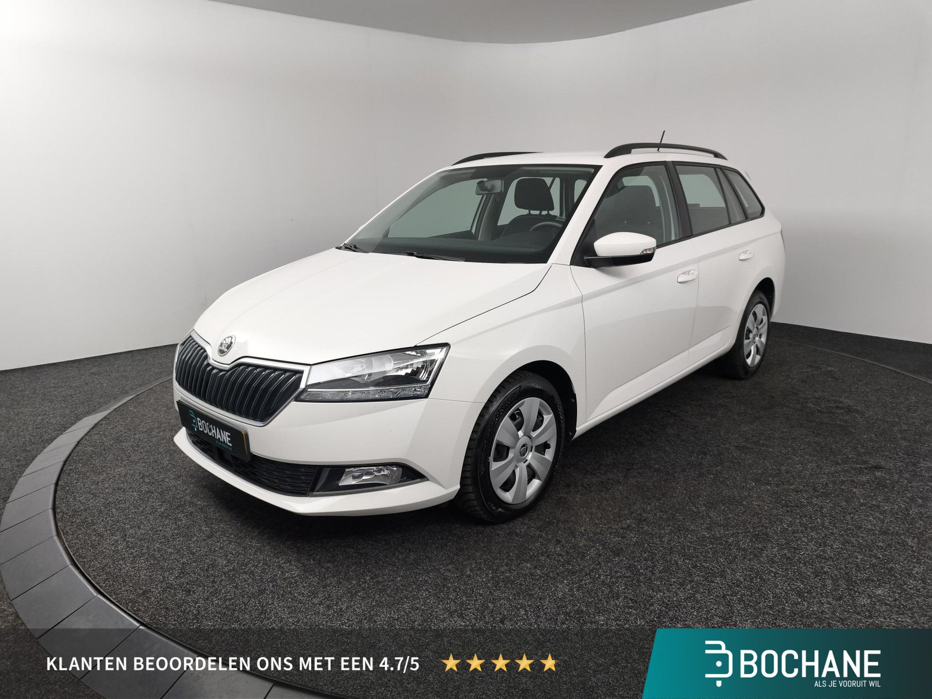 Skoda Fabia met kenteken K-307-XS – vooraanzicht