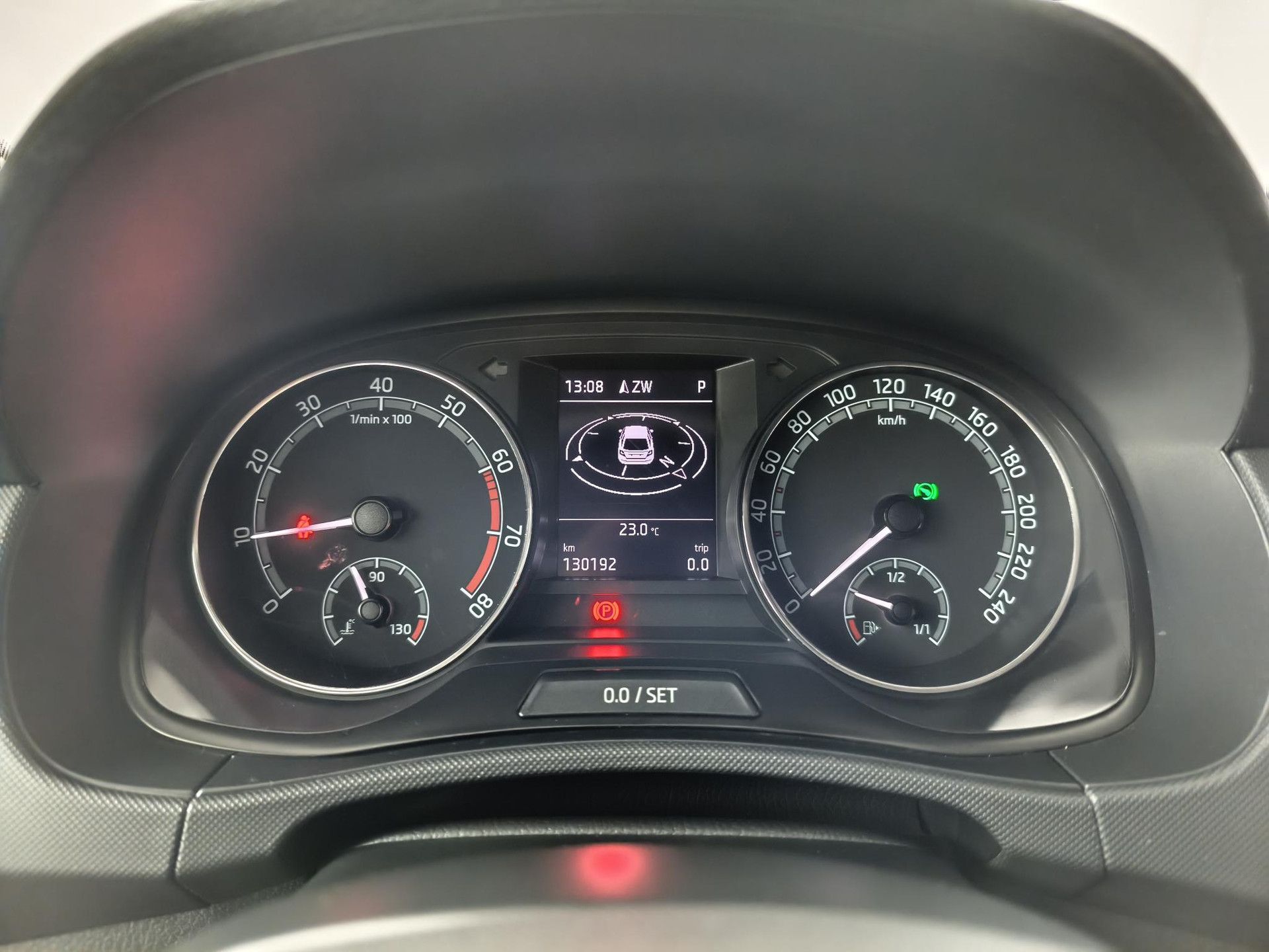 Skoda Fabia met kenteken K-307-XS – dashboard