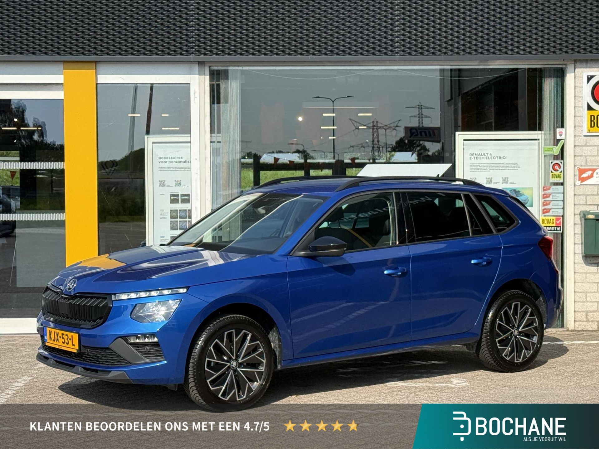 Skoda Kamiq met kenteken KJX-53-L – vooraanzicht