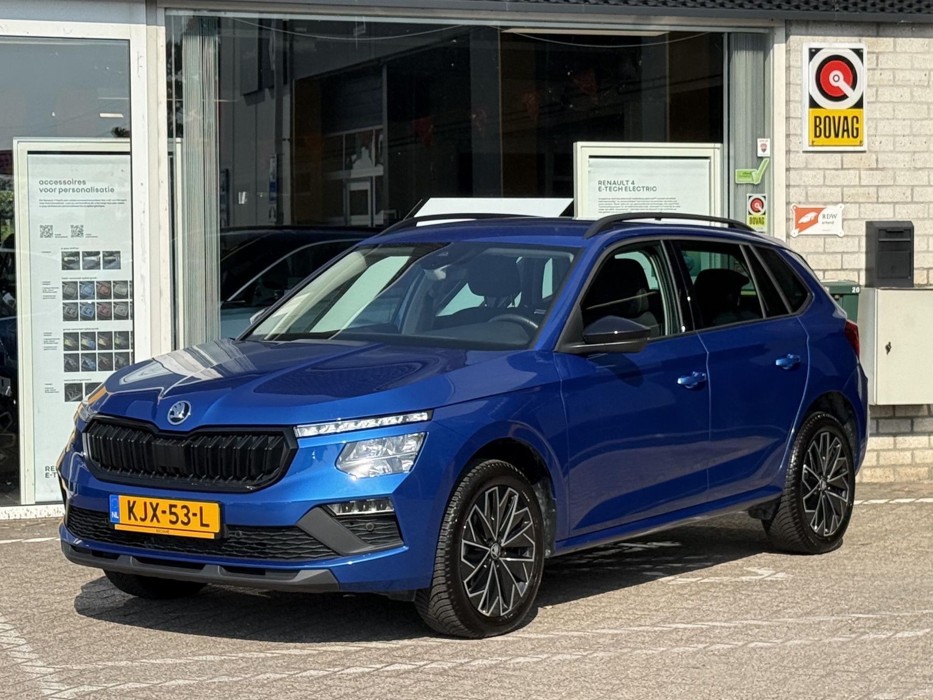 Skoda Kamiq met kenteken KJX-53-L – detailfoto