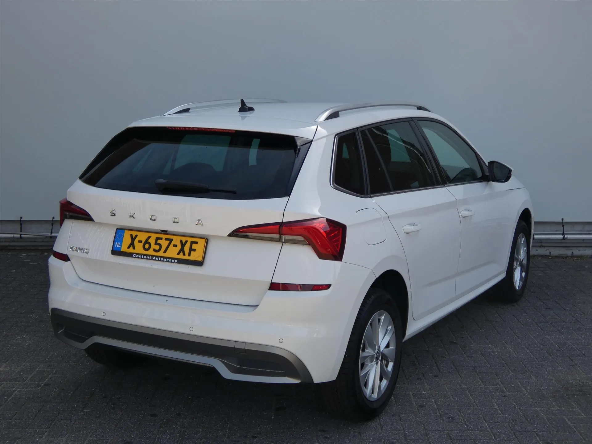 Skoda Kamiq met kenteken X-657-XF – detailfoto