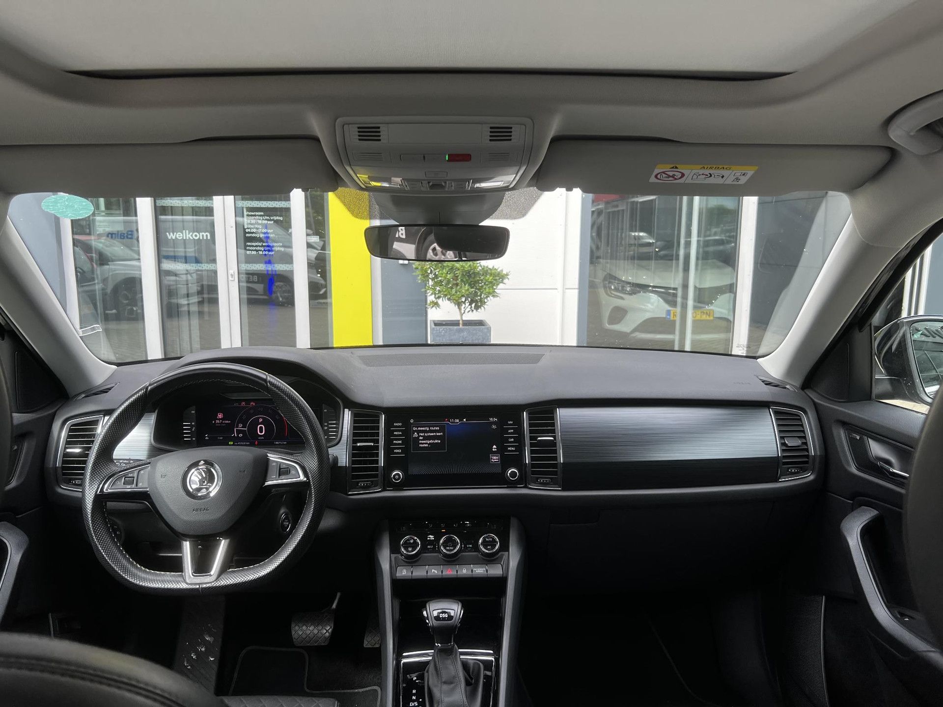 Skoda Kodiaq met kenteken H-790-ZG – interieur