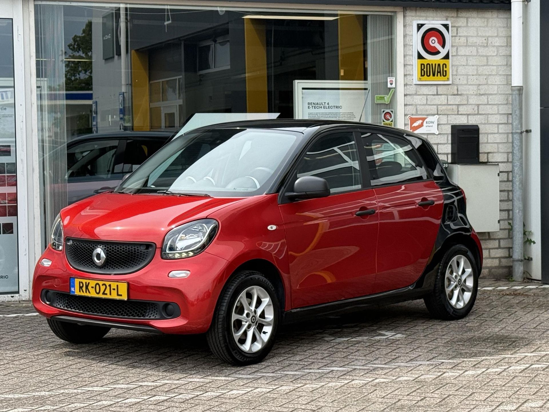 Smart Forfour met kenteken RK-021-L – detailfoto