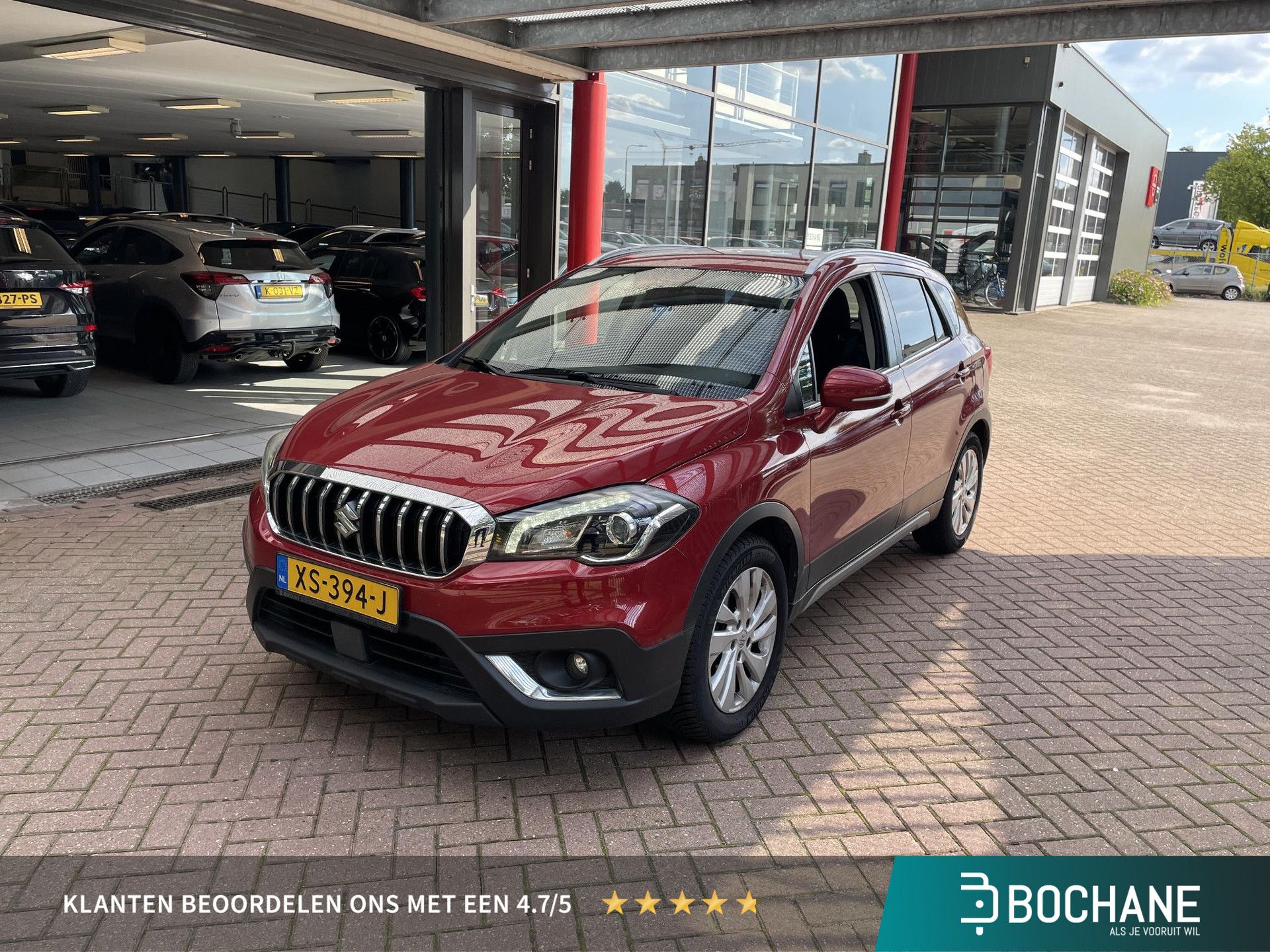 Suzuki S-Cross met kenteken XS-394-J – vooraanzicht