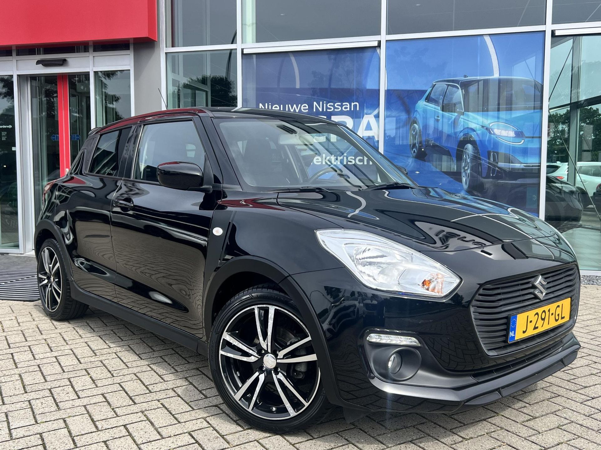 Suzuki Swift met kenteken J-291-GL – detailfoto