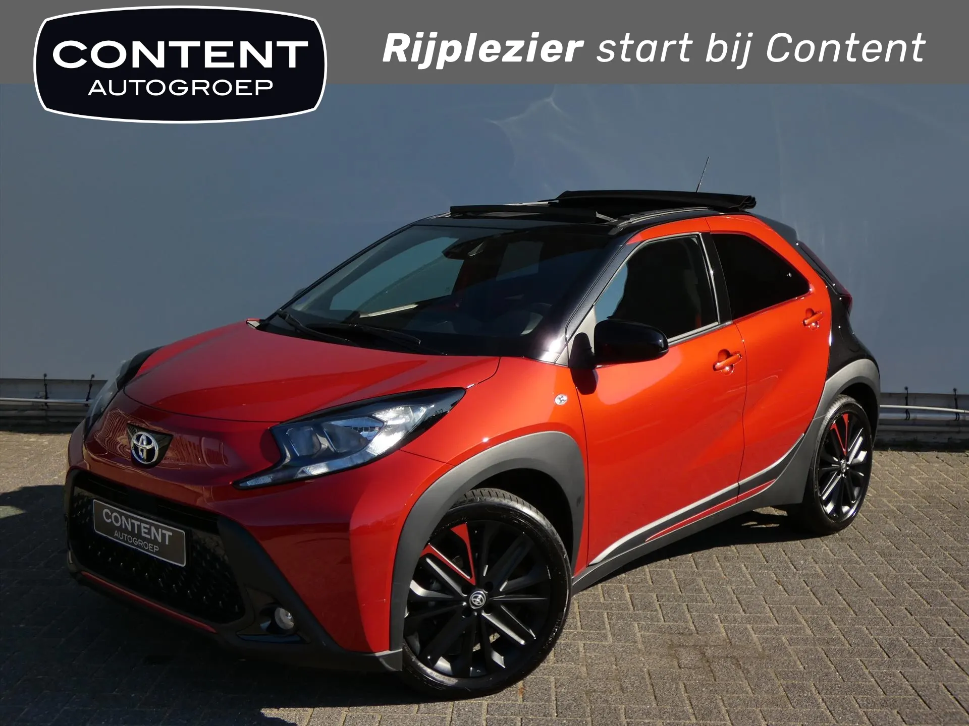 Toyota Aygo met kenteken KHG-19-V – vooraanzicht