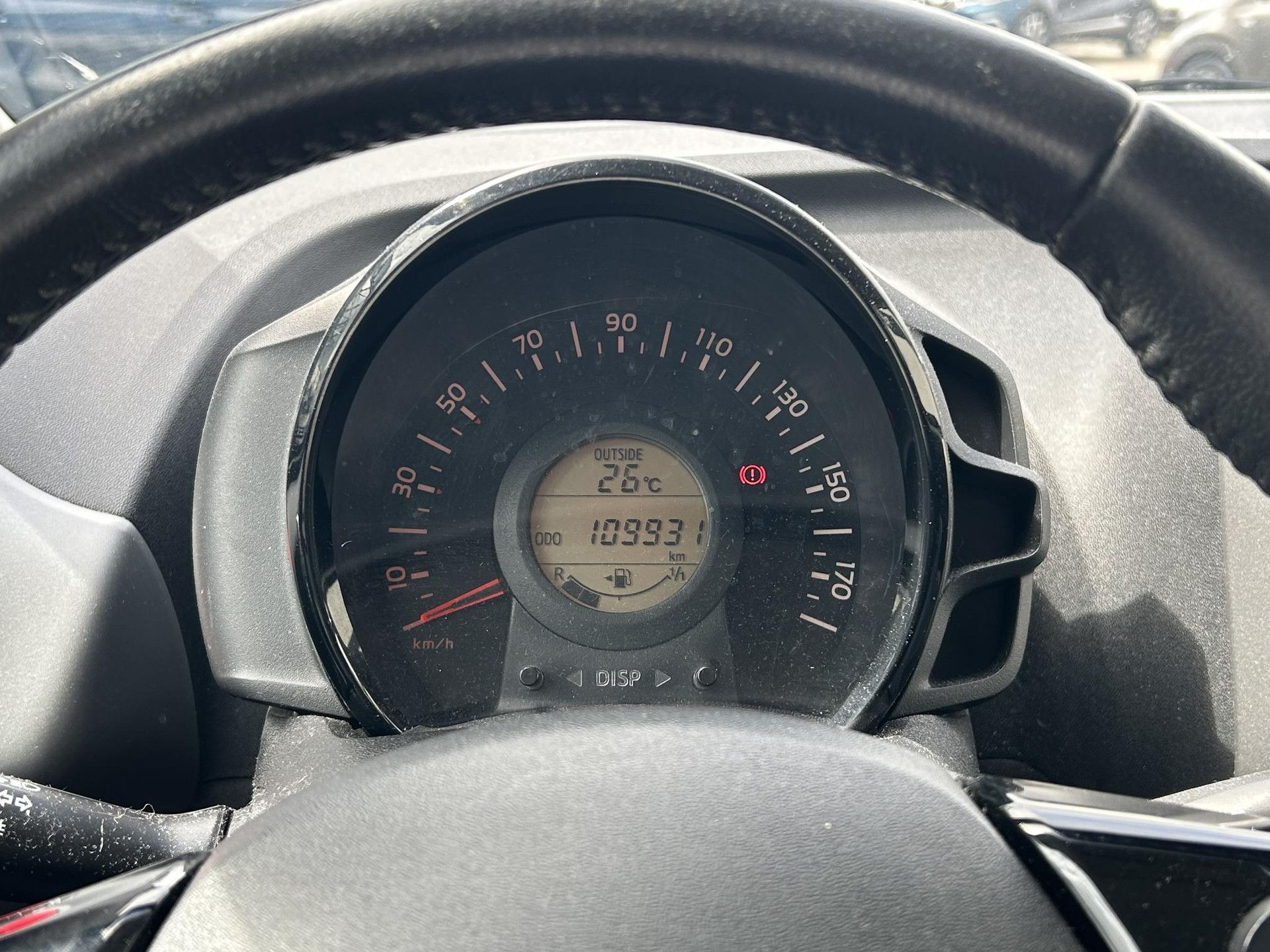 Toyota Aygo met kenteken Z-285-PT – dashboard