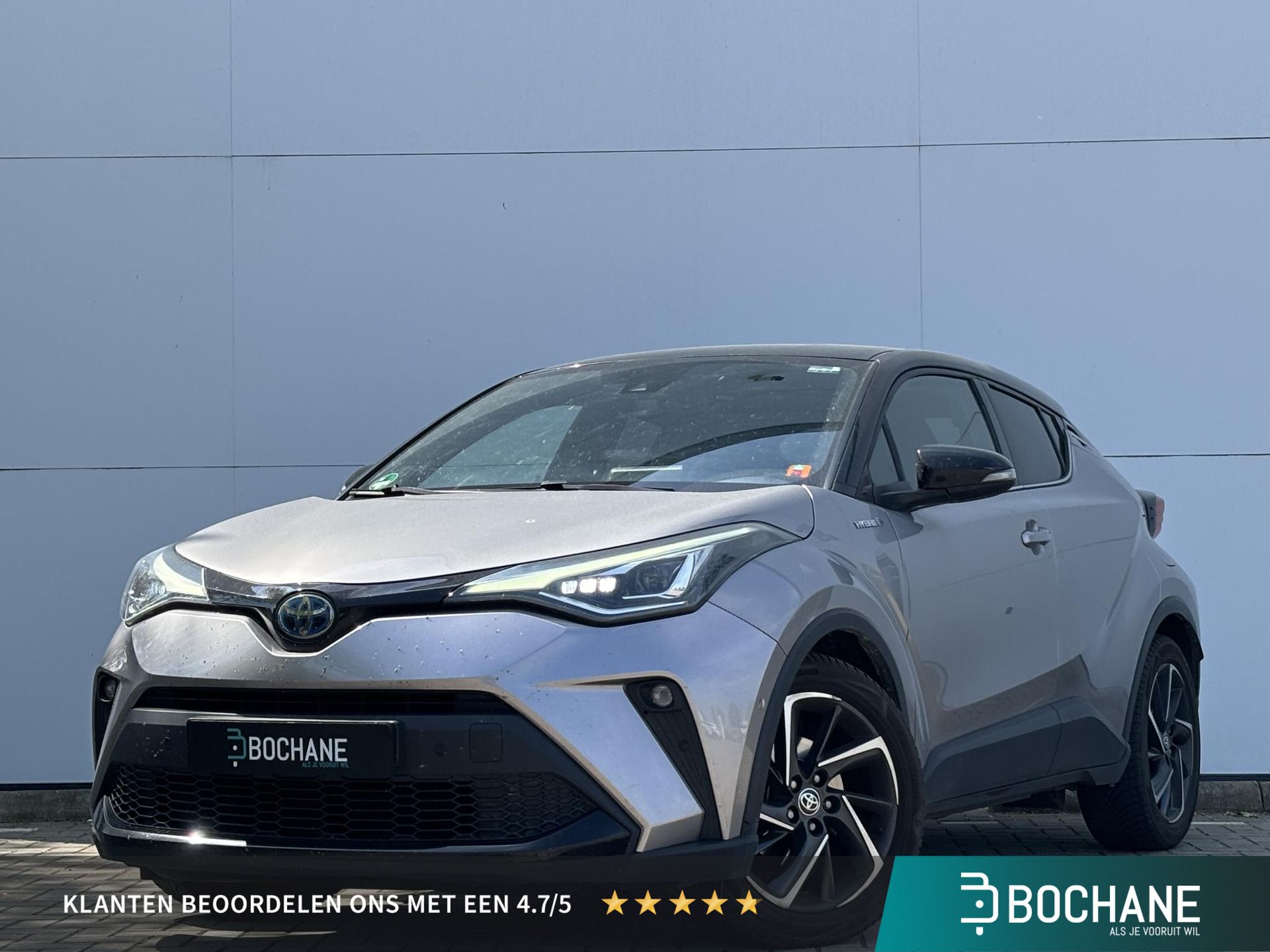 Toyota C-HR met kenteken X-474-FB – vooraanzicht