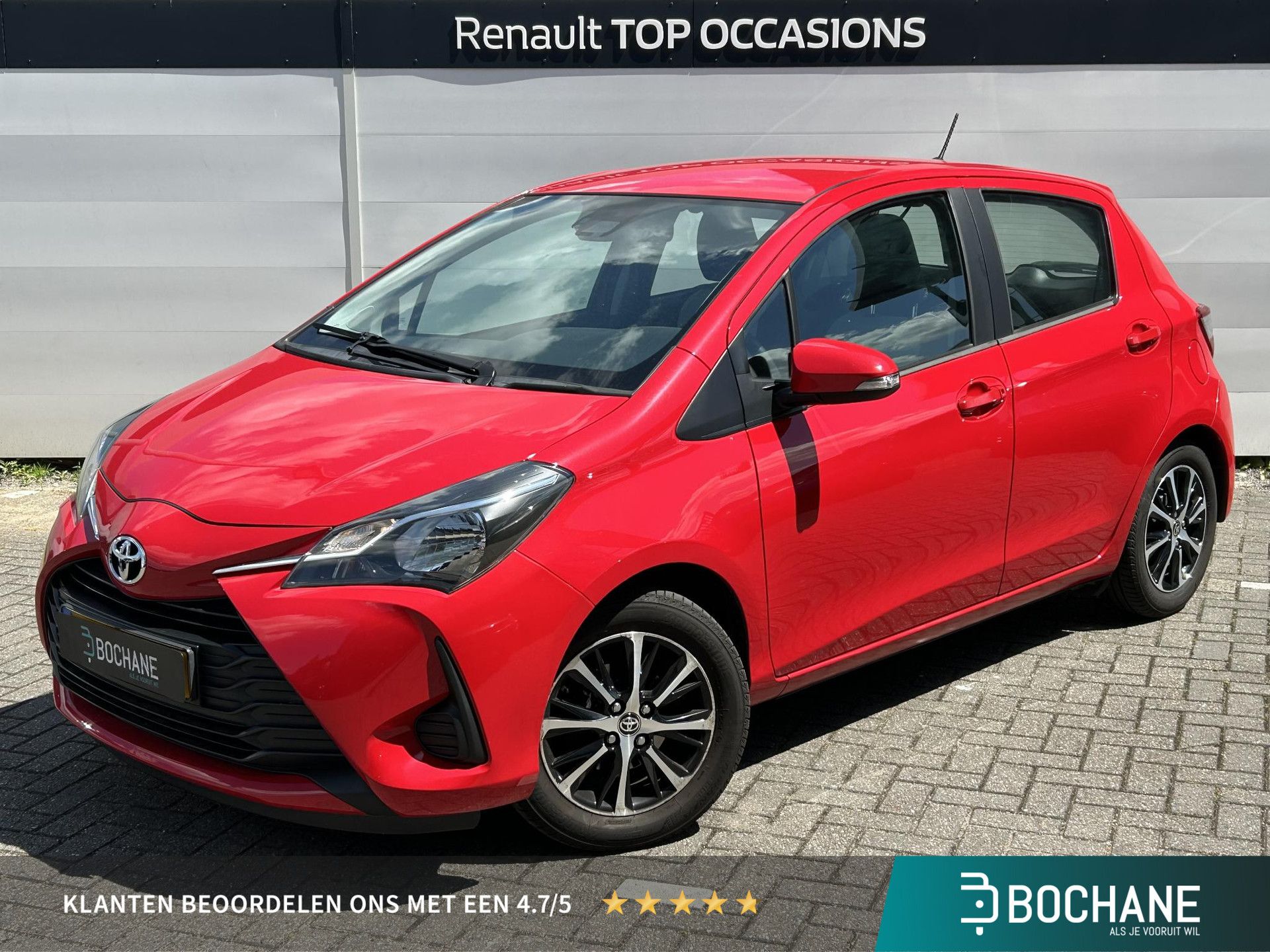 Toyota Yaris met kenteken H-373-GJ – vooraanzicht
