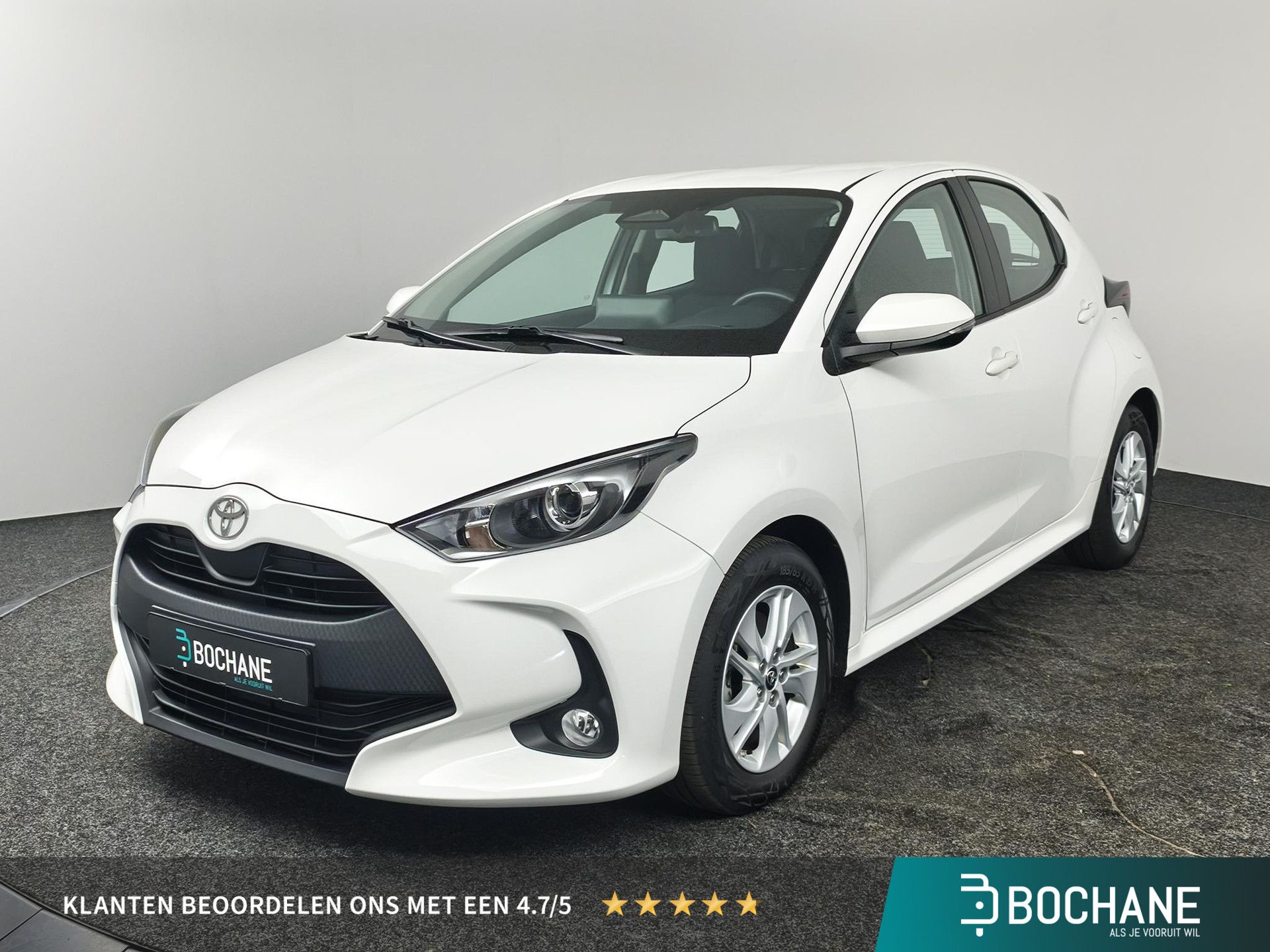Toyota Yaris met kenteken Z-021-JB – vooraanzicht