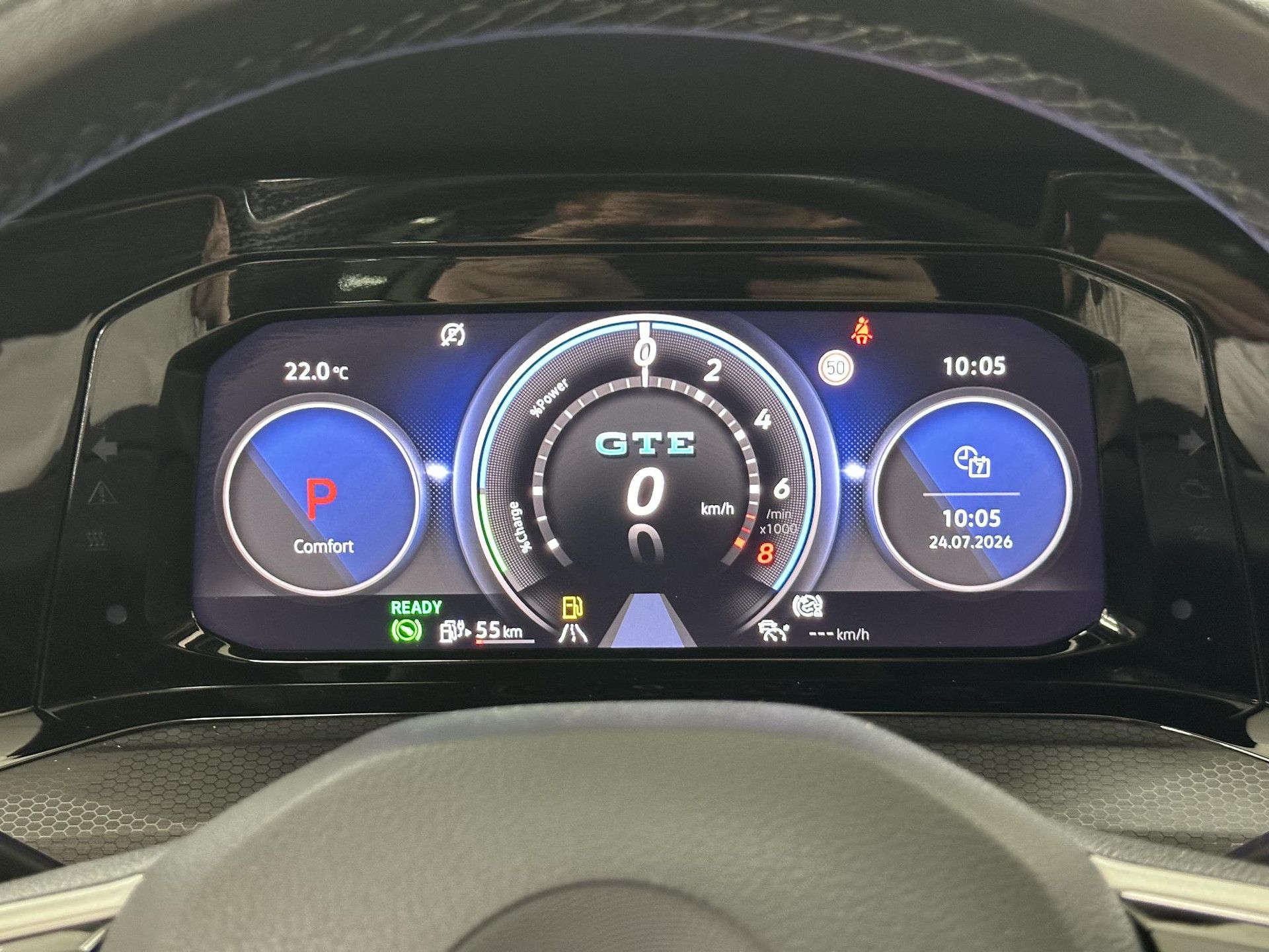 Volkswagen Golf met kenteken S-416-KR – dashboard