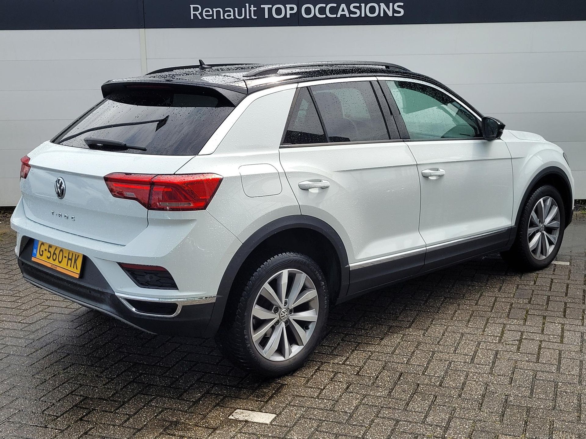 Volkswagen T-Roc met kenteken G-560-HK – achteraanzicht