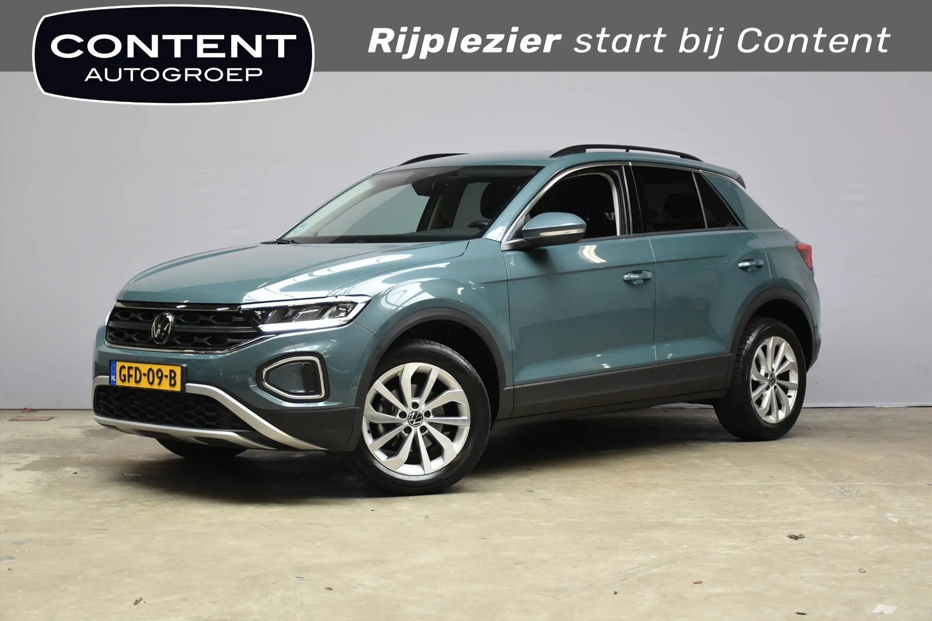 Volkswagen T-Roc met kenteken GFD-09-B – vooraanzicht
