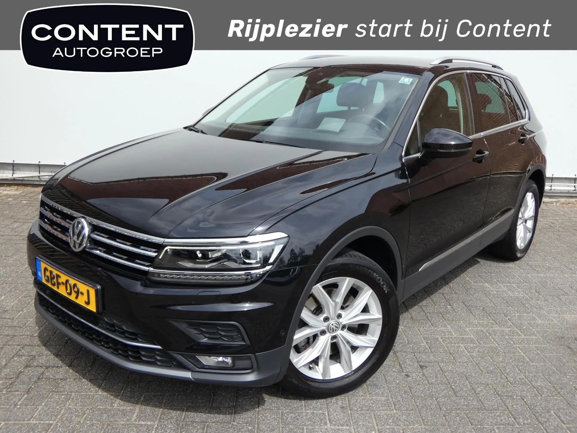 Volkswagen Tiguan met kenteken GBF-09-J – vooraanzicht