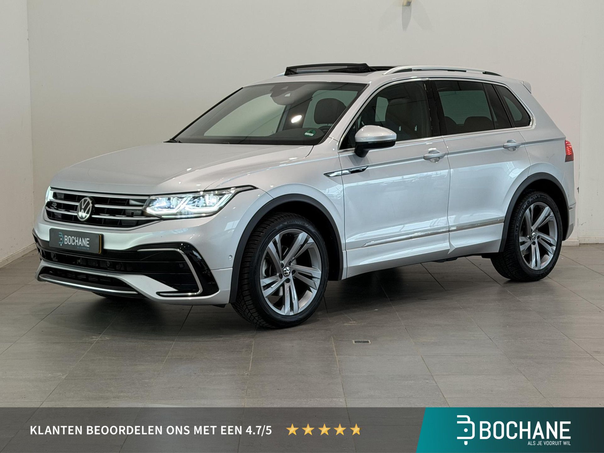Volkswagen Tiguan met kenteken P-175-DJ – vooraanzicht