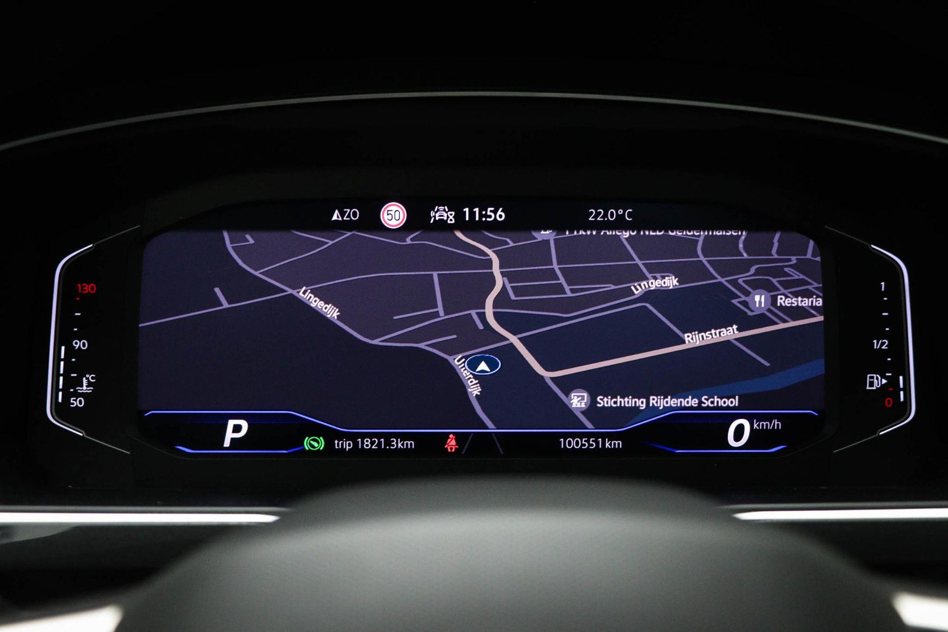 Volkswagen Tiguan met kenteken S-261-FR – dashboard