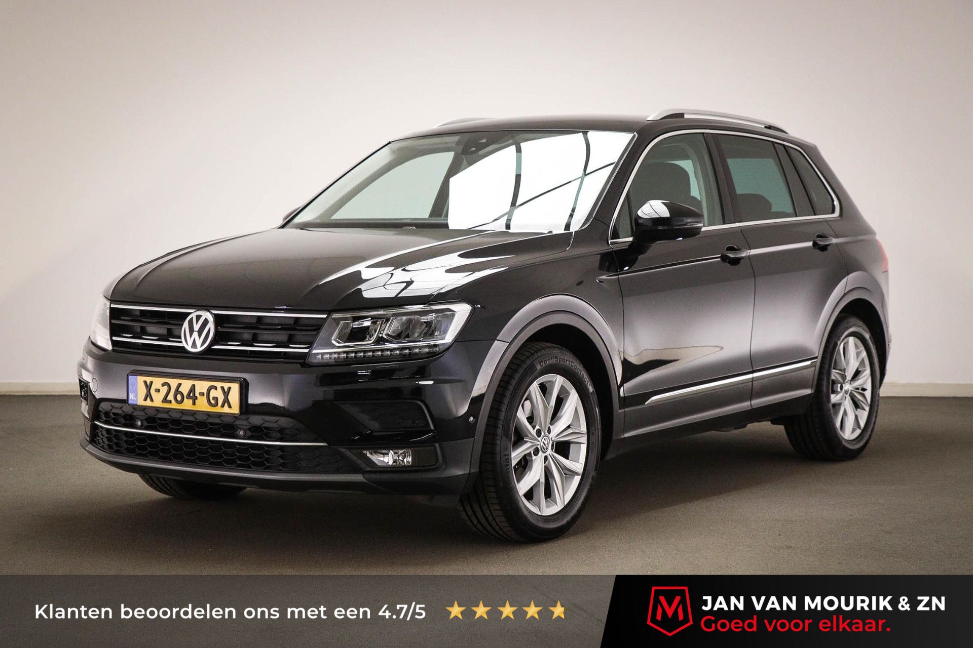Volkswagen Tiguan met kenteken X-264-GX – vooraanzicht