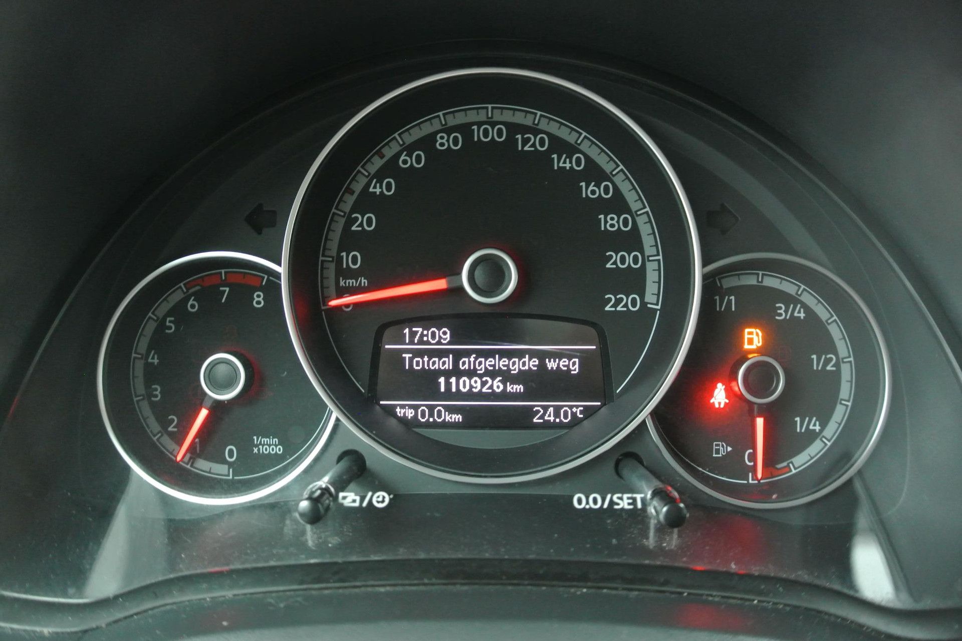 Volkswagen up! met kenteken G-994-ZG – dashboard