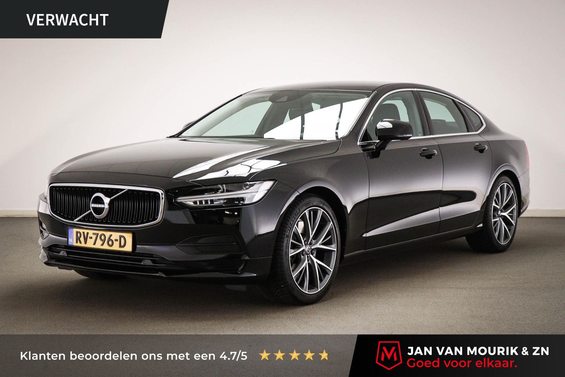 Volvo S90 met kenteken RV-796-D – vooraanzicht