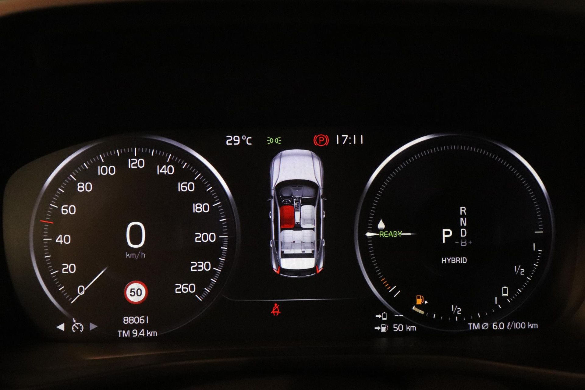 Volvo XC40 met kenteken KHL-72-J – dashboard