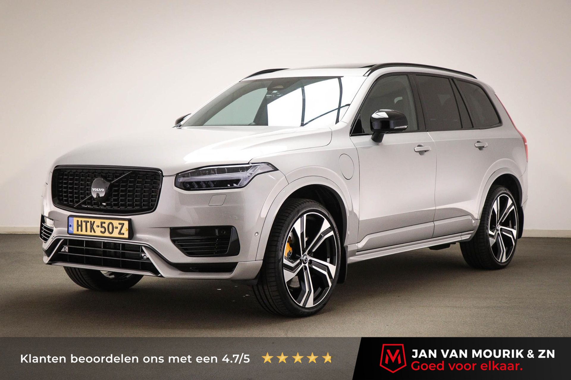 Volvo XC90 met kenteken HTK-50-Z – vooraanzicht