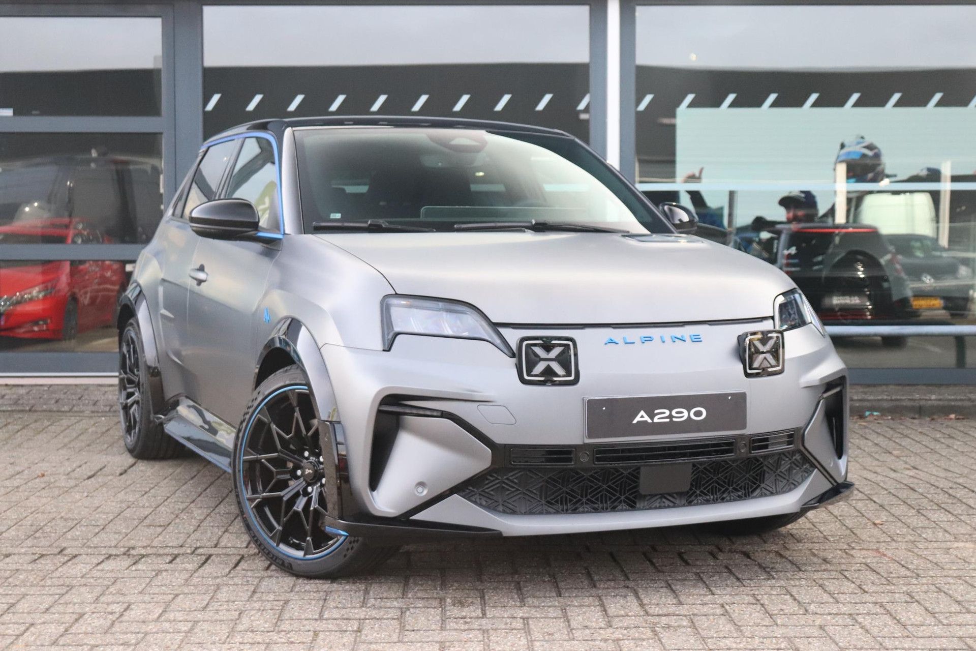Alpine A290 met kenteken KSX-73-L – detailfoto