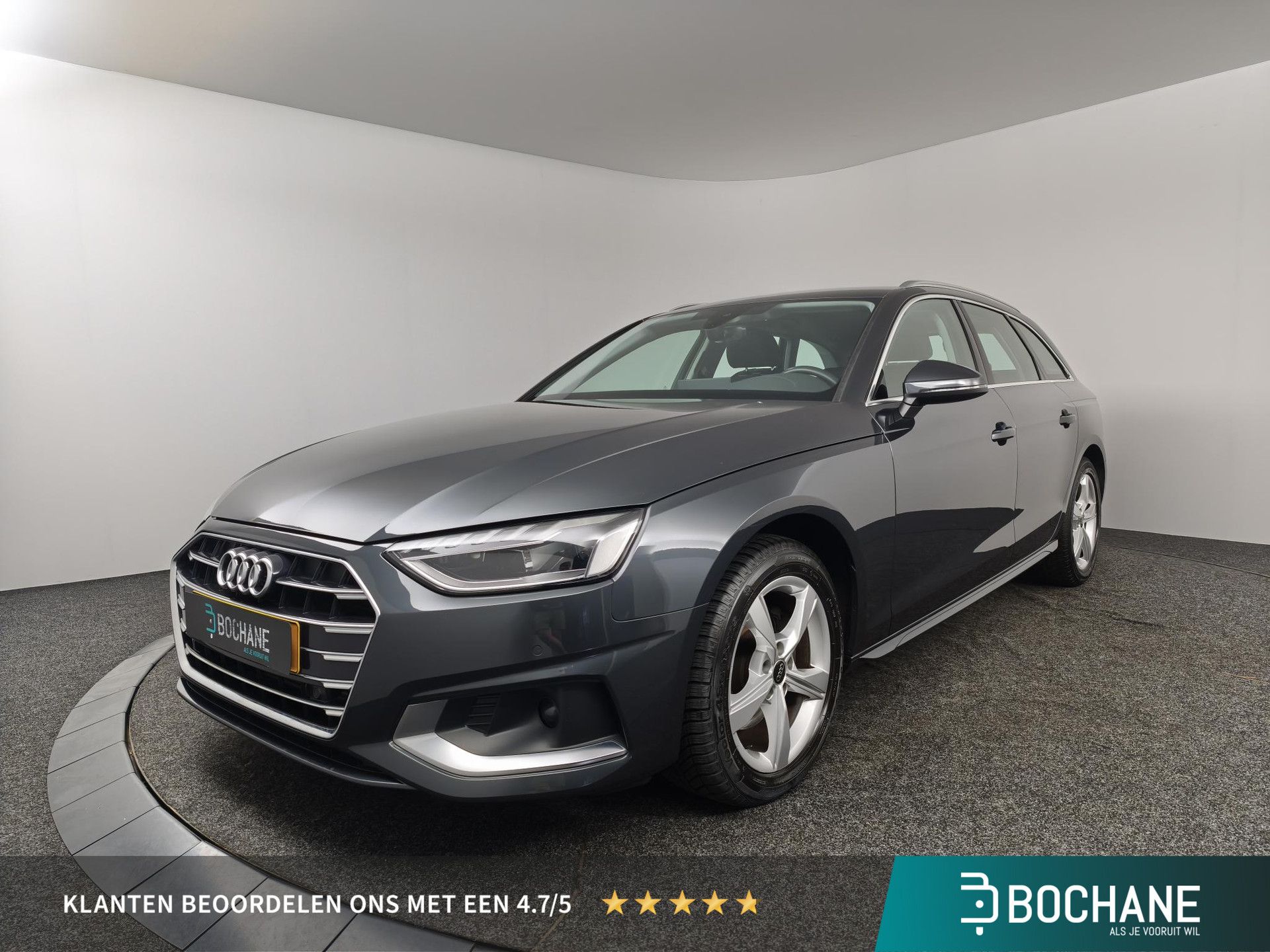Audi A4 met kenteken X-319-HN – vooraanzicht