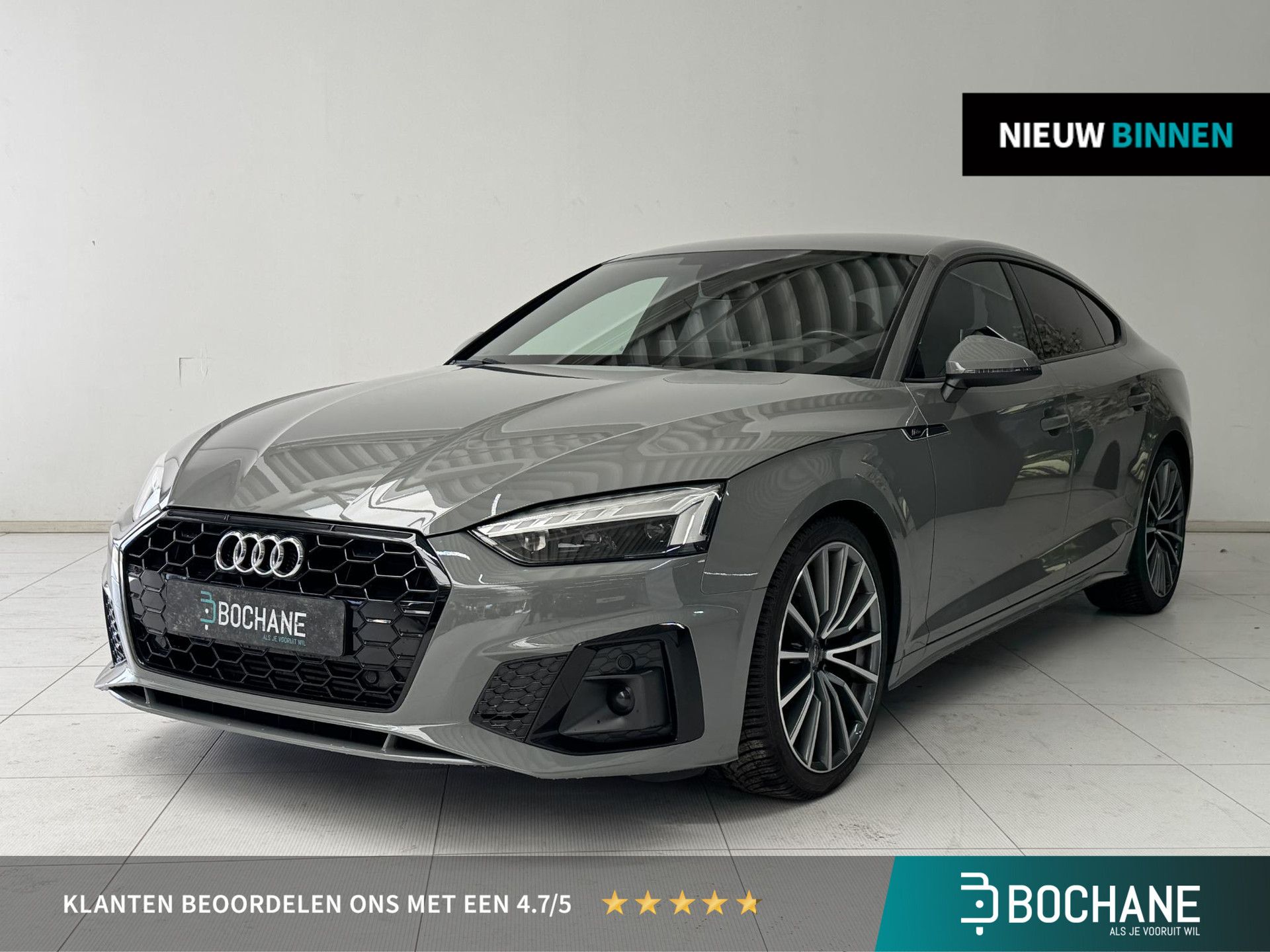 Audi A5 met kenteken L-515-HF – vooraanzicht