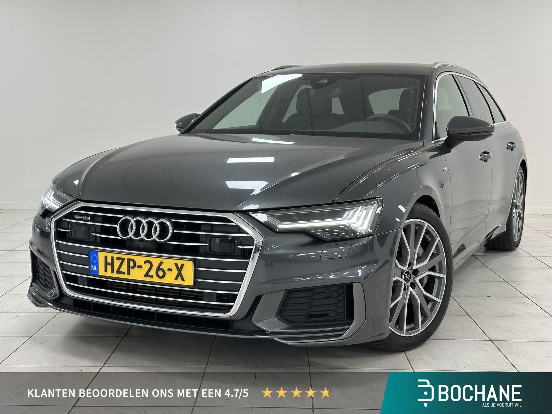 Audi A6 met kenteken HZP-26-X – vooraanzicht