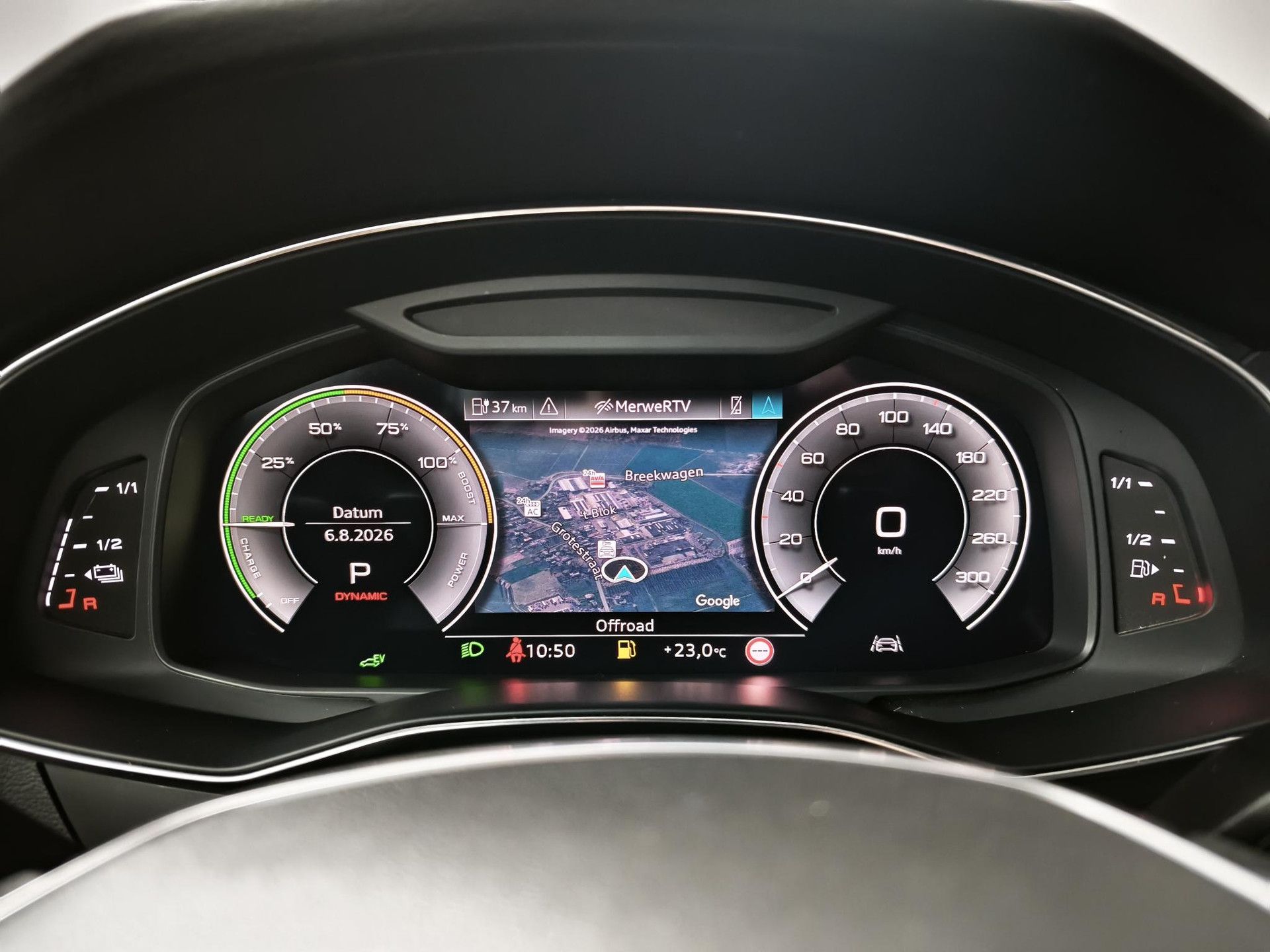 Audi A6 met kenteken KRN-03-V – dashboard