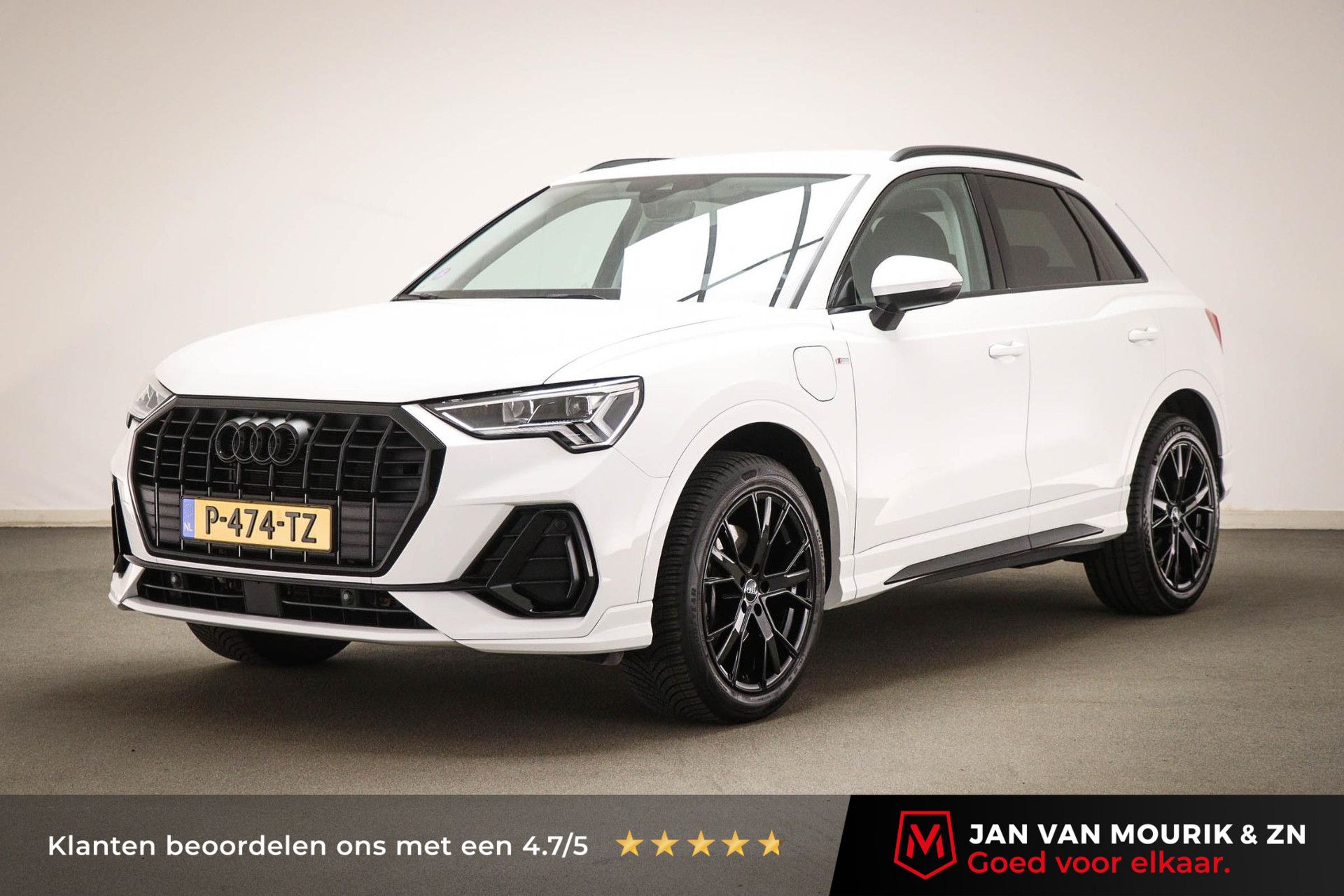 Audi Q3 met kenteken P-474-TZ – vooraanzicht