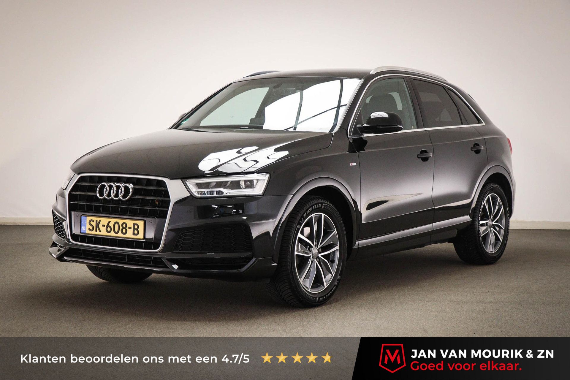 Audi Q3 met kenteken SK-608-B – vooraanzicht