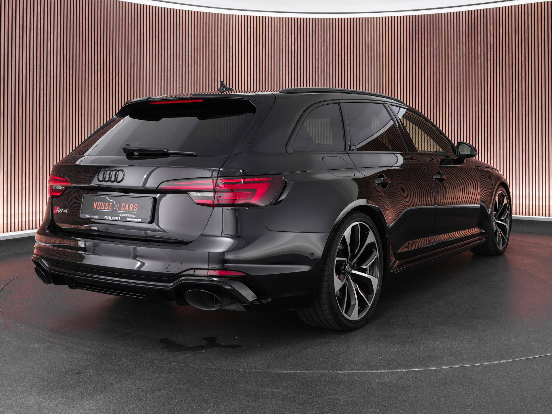 Audi RS4 – achteraanzicht
