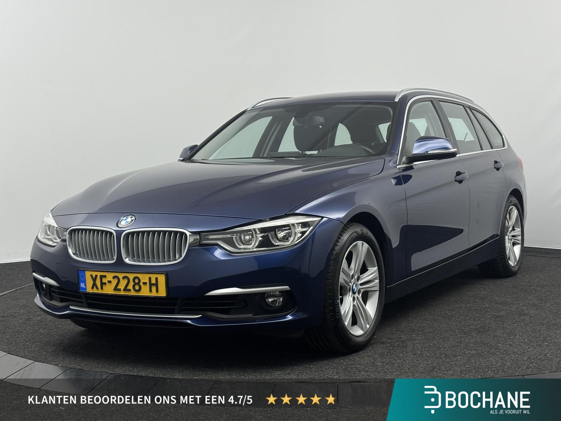 BMW 3-Serie met kenteken XF-228-H – vooraanzicht