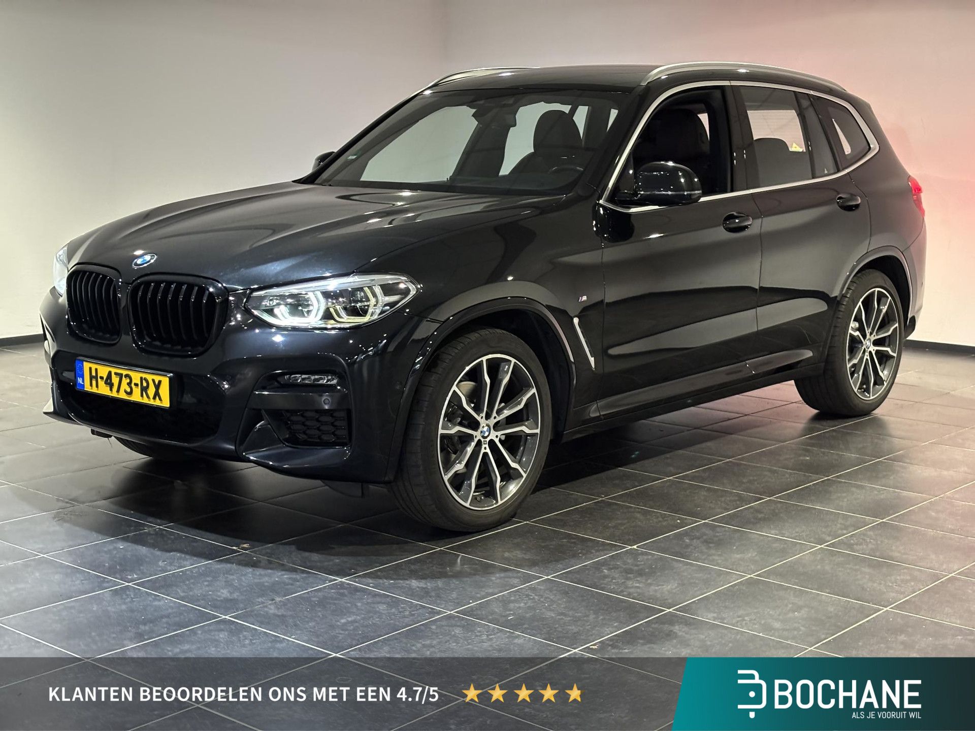 BMW X3 met kenteken H-473-RX – vooraanzicht