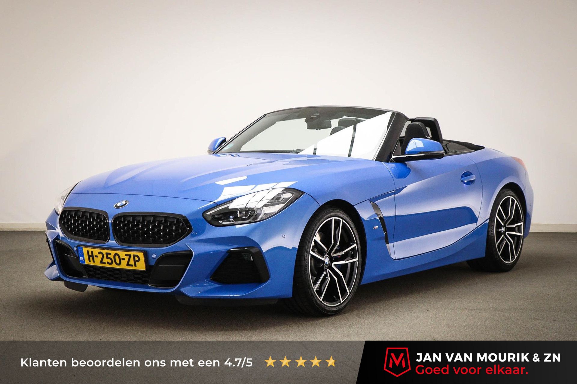 BMW Z4 met kenteken H-250-ZP – vooraanzicht