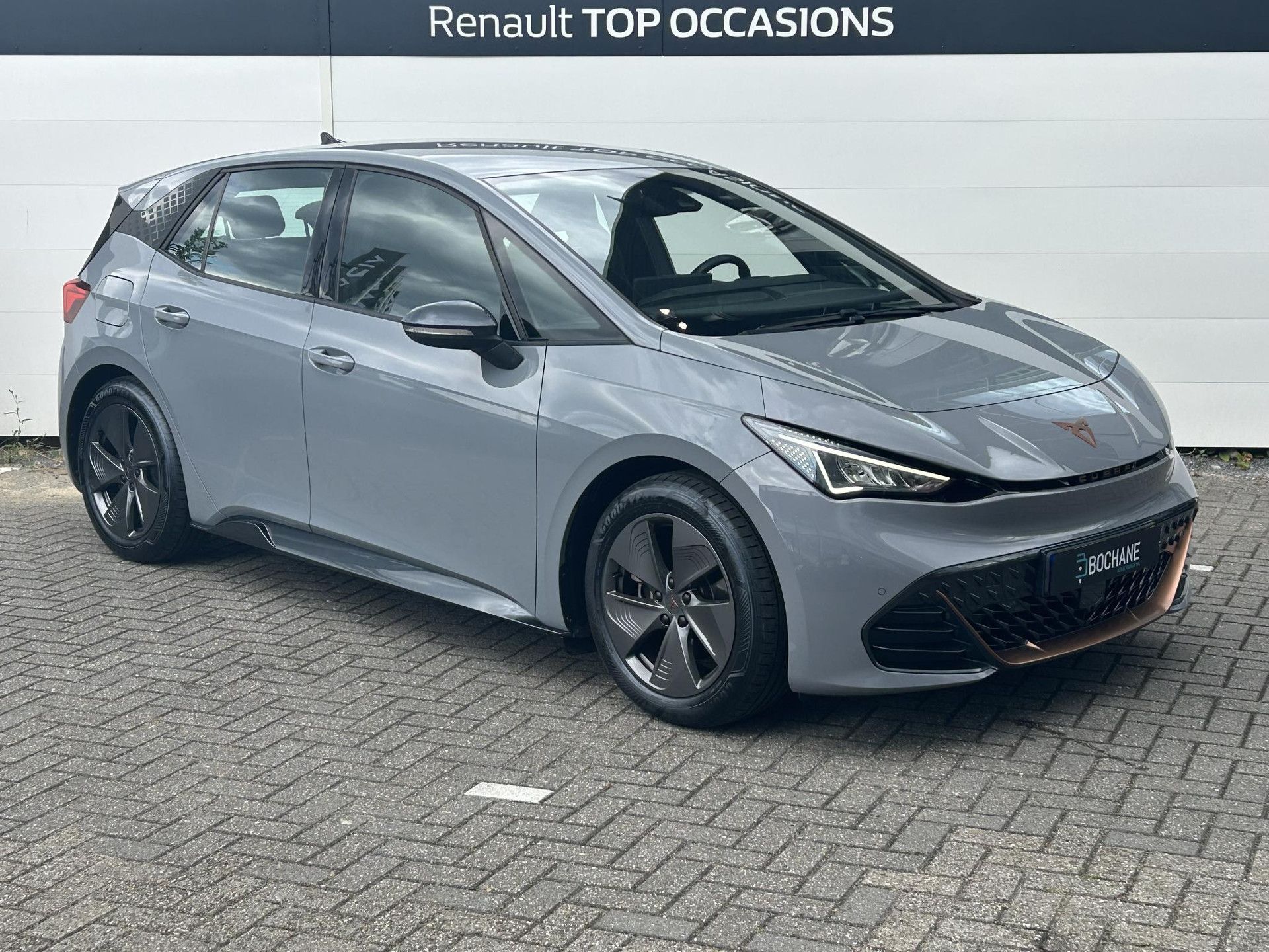 CUPRA Born met kenteken S-445-VT – detailfoto
