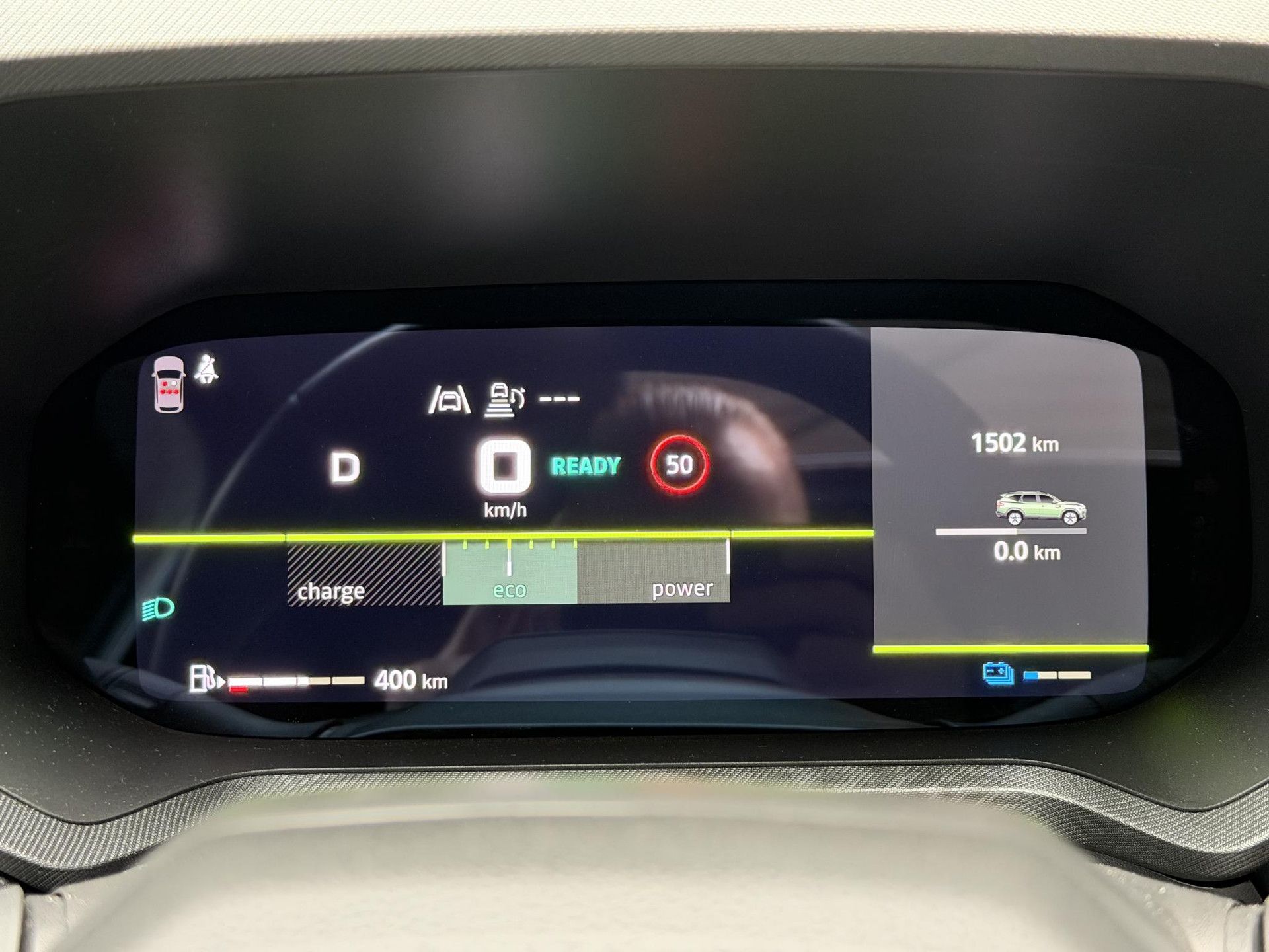 Dacia Bigster met kenteken KBX-05-P – dashboard