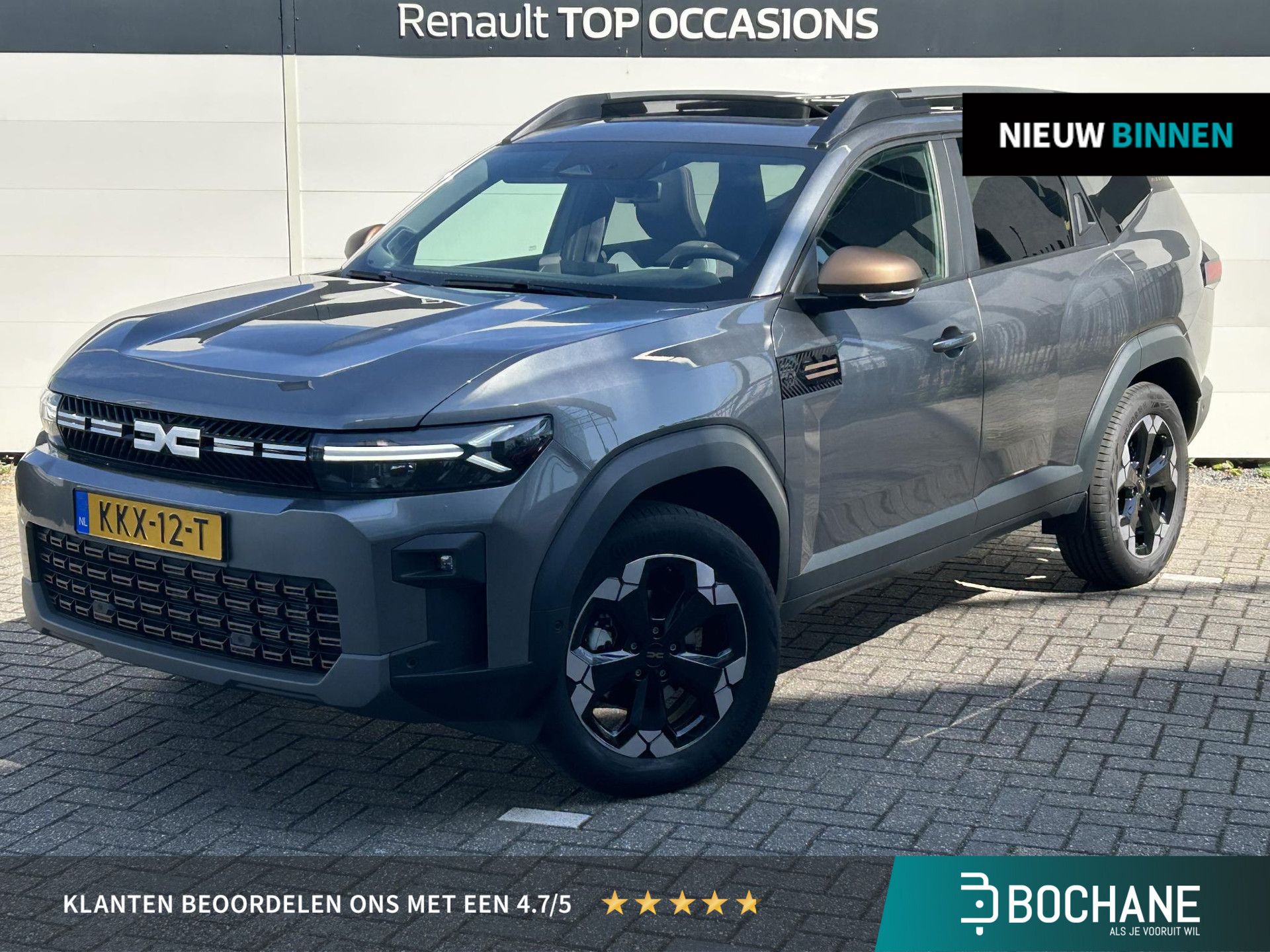 Dacia Bigster met kenteken KKX-12-T – vooraanzicht