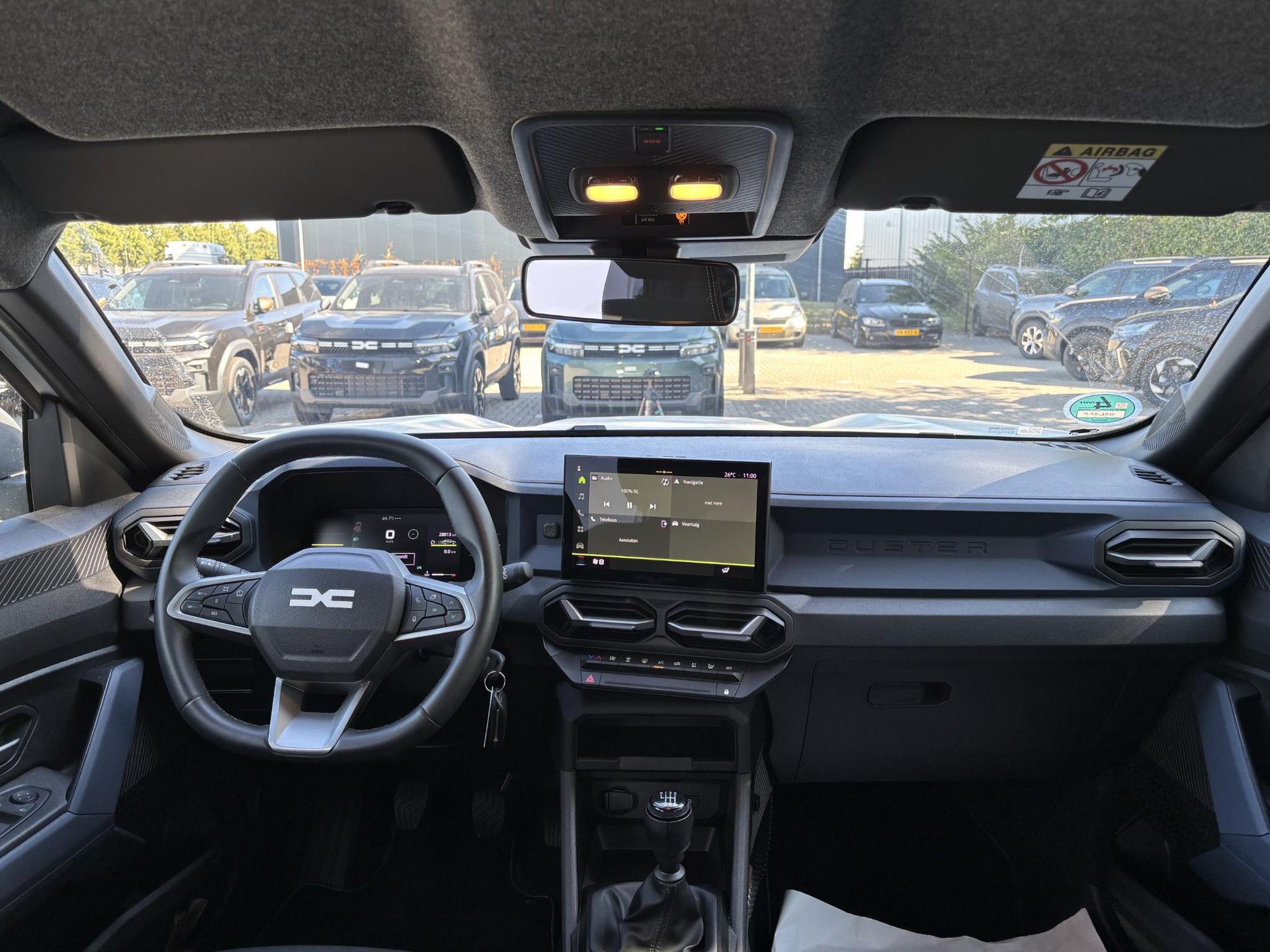 Dacia Duster met kenteken GSL-57-P – interieur