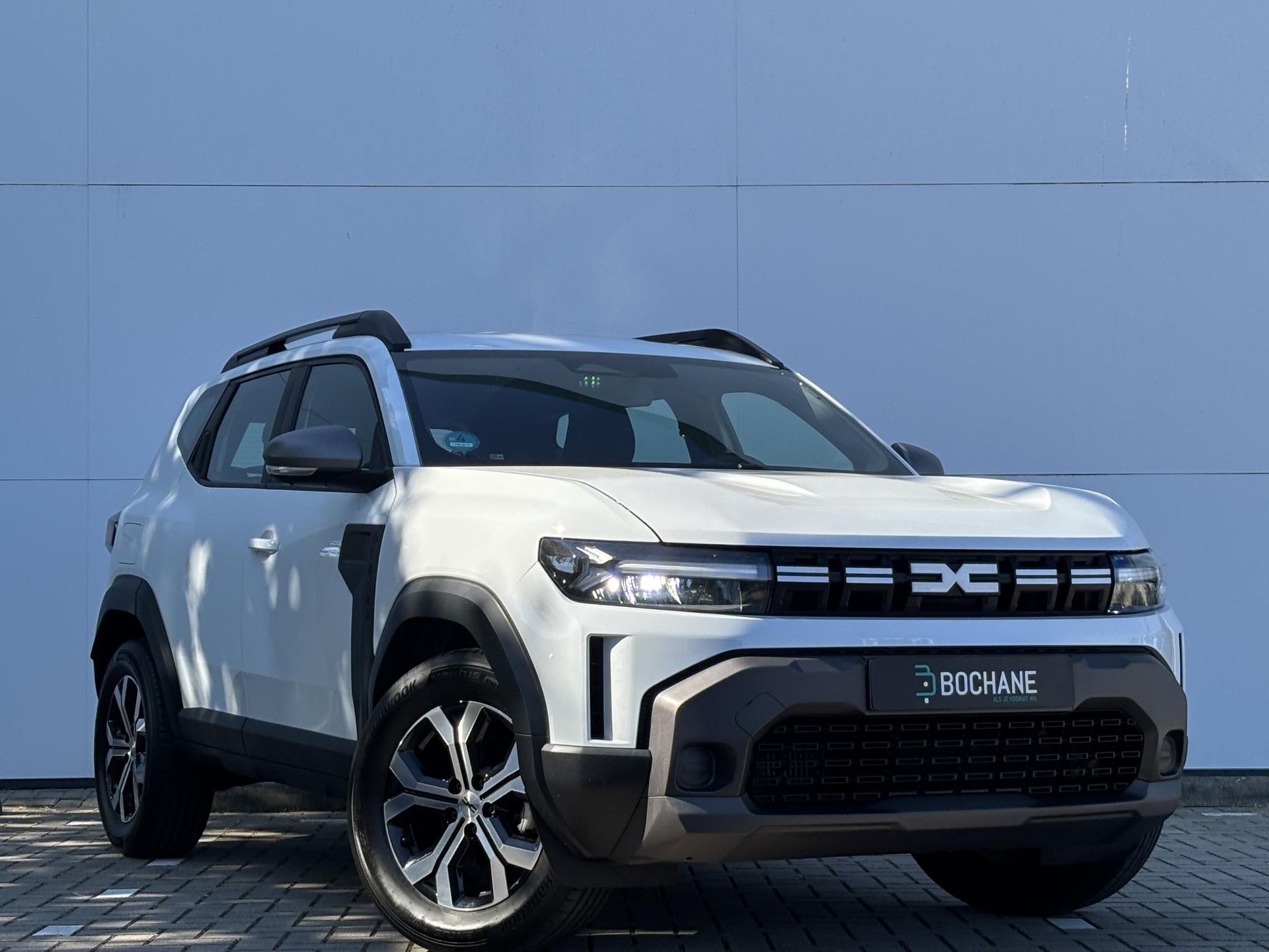 Dacia Duster met kenteken GSL-57-P – detailfoto