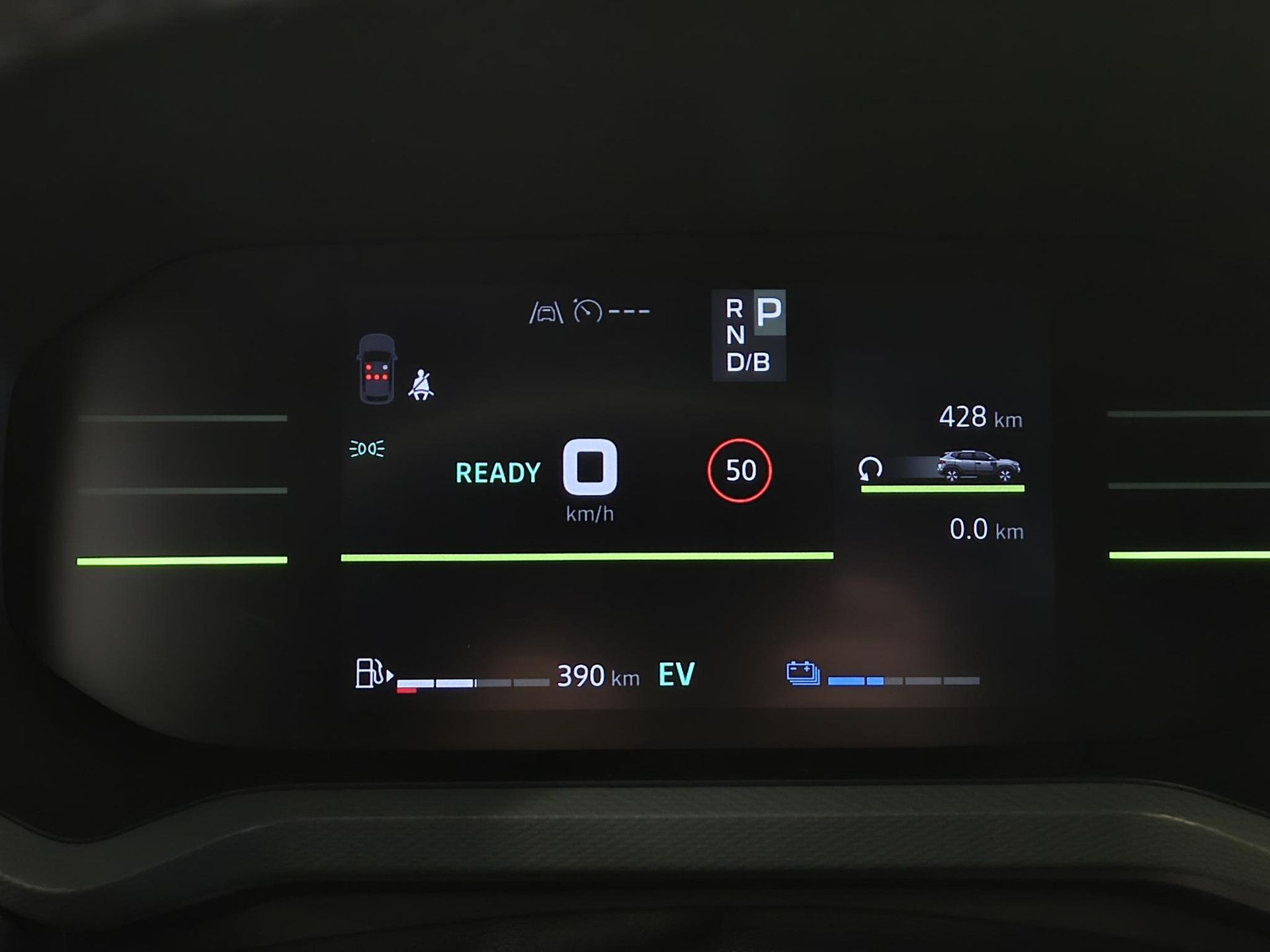 Dacia Duster met kenteken HNJ-64-V – dashboard