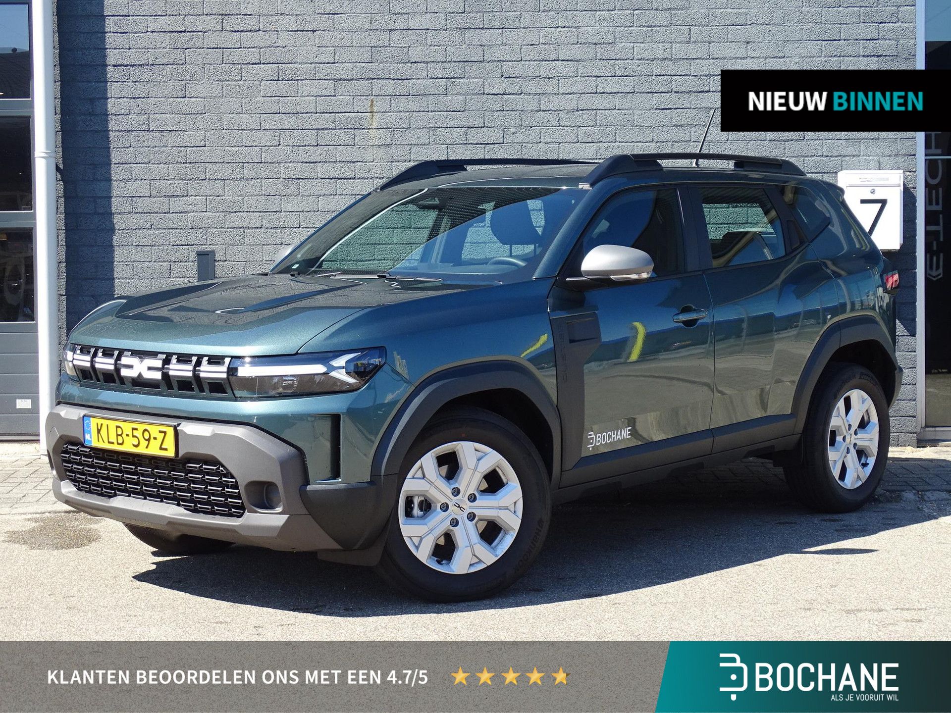 Dacia Duster met kenteken KLB-59-Z – vooraanzicht