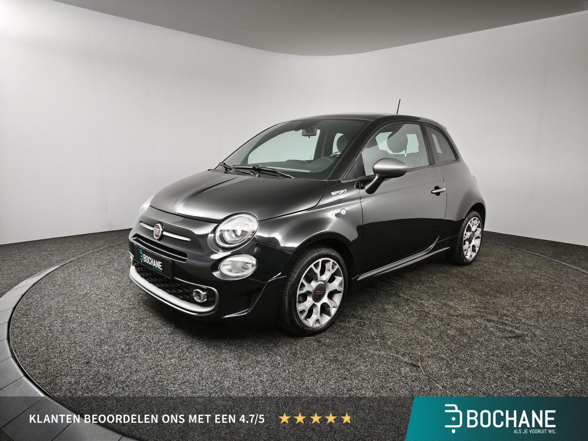 Fiat 500 met kenteken P-486-TT – vooraanzicht