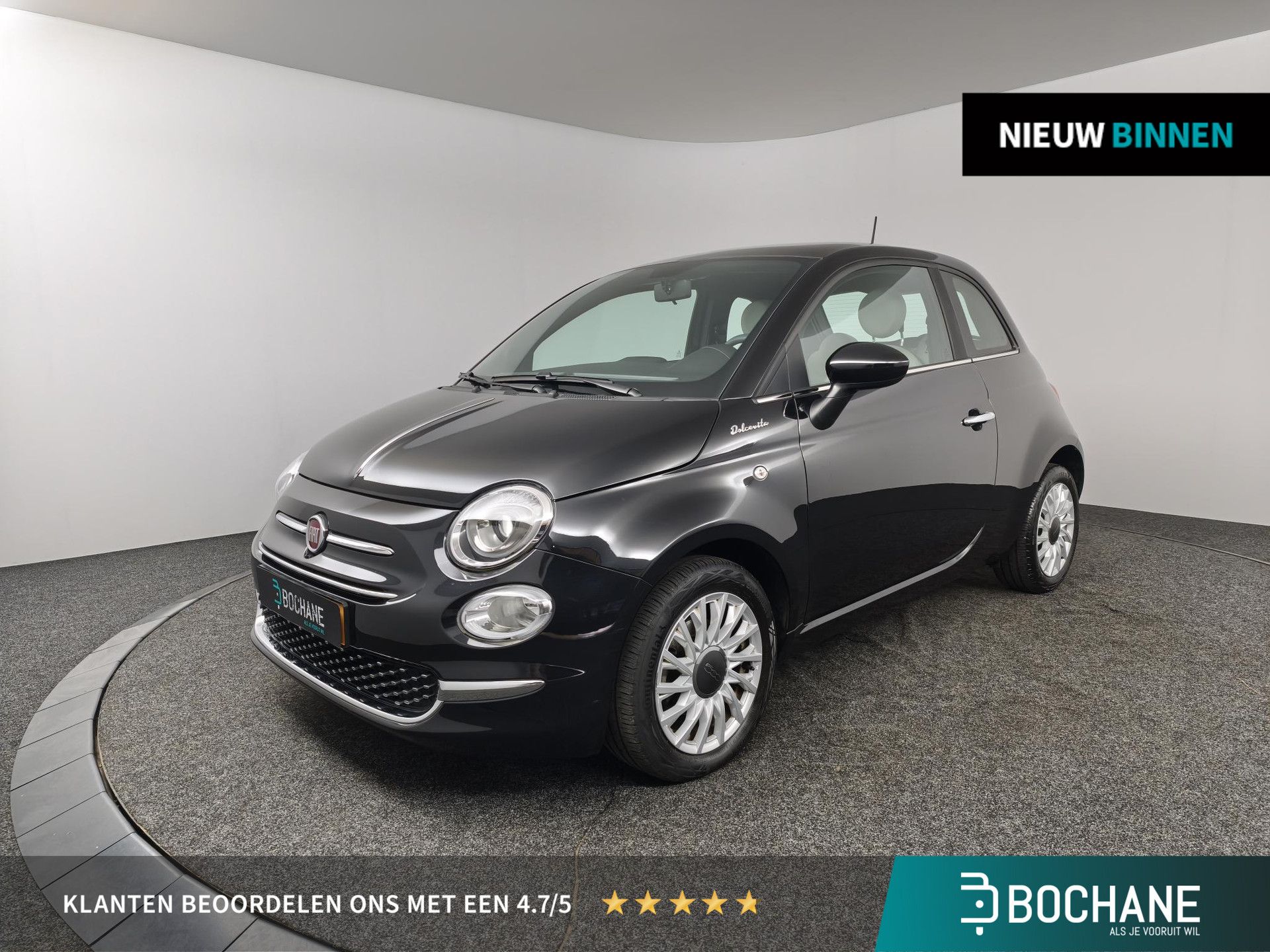 Fiat 500 met kenteken P-771-VJ – vooraanzicht