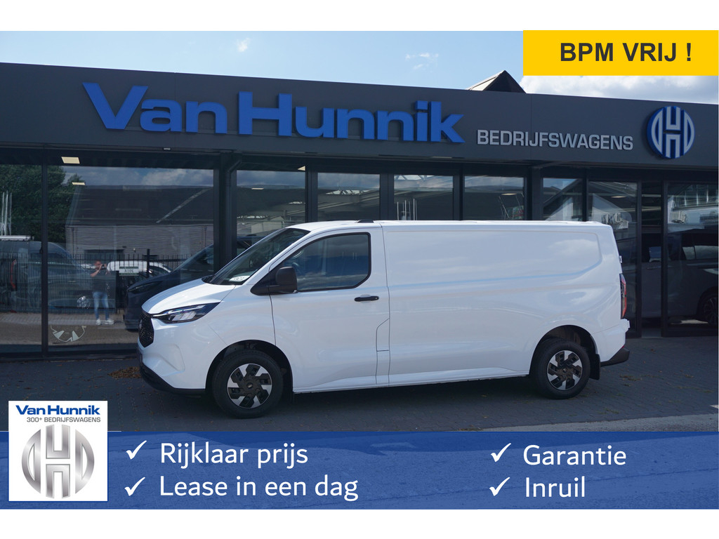 Ford CustomE-Transit – vooraanzicht