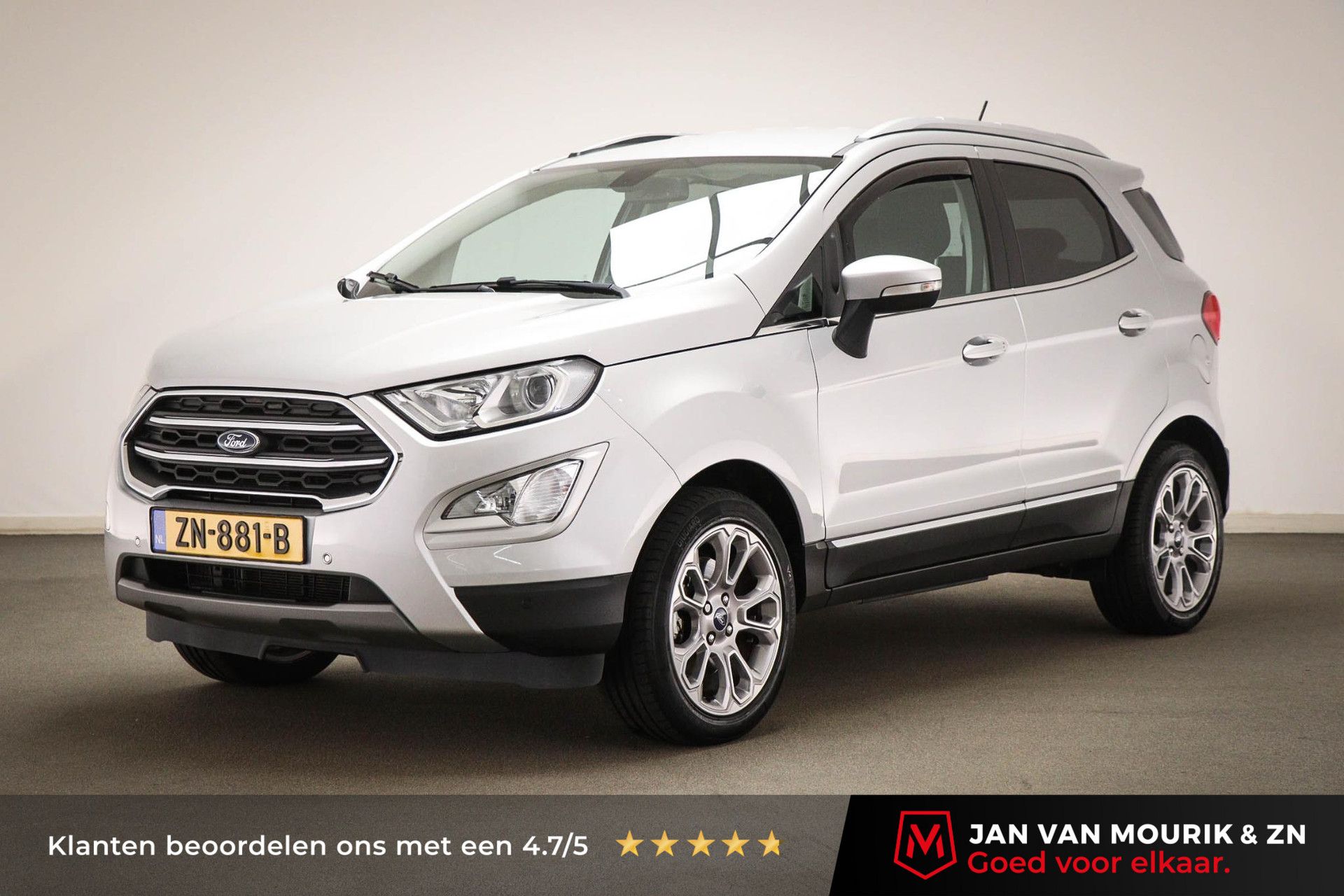 Ford EcoSport met kenteken ZN-881-B – vooraanzicht