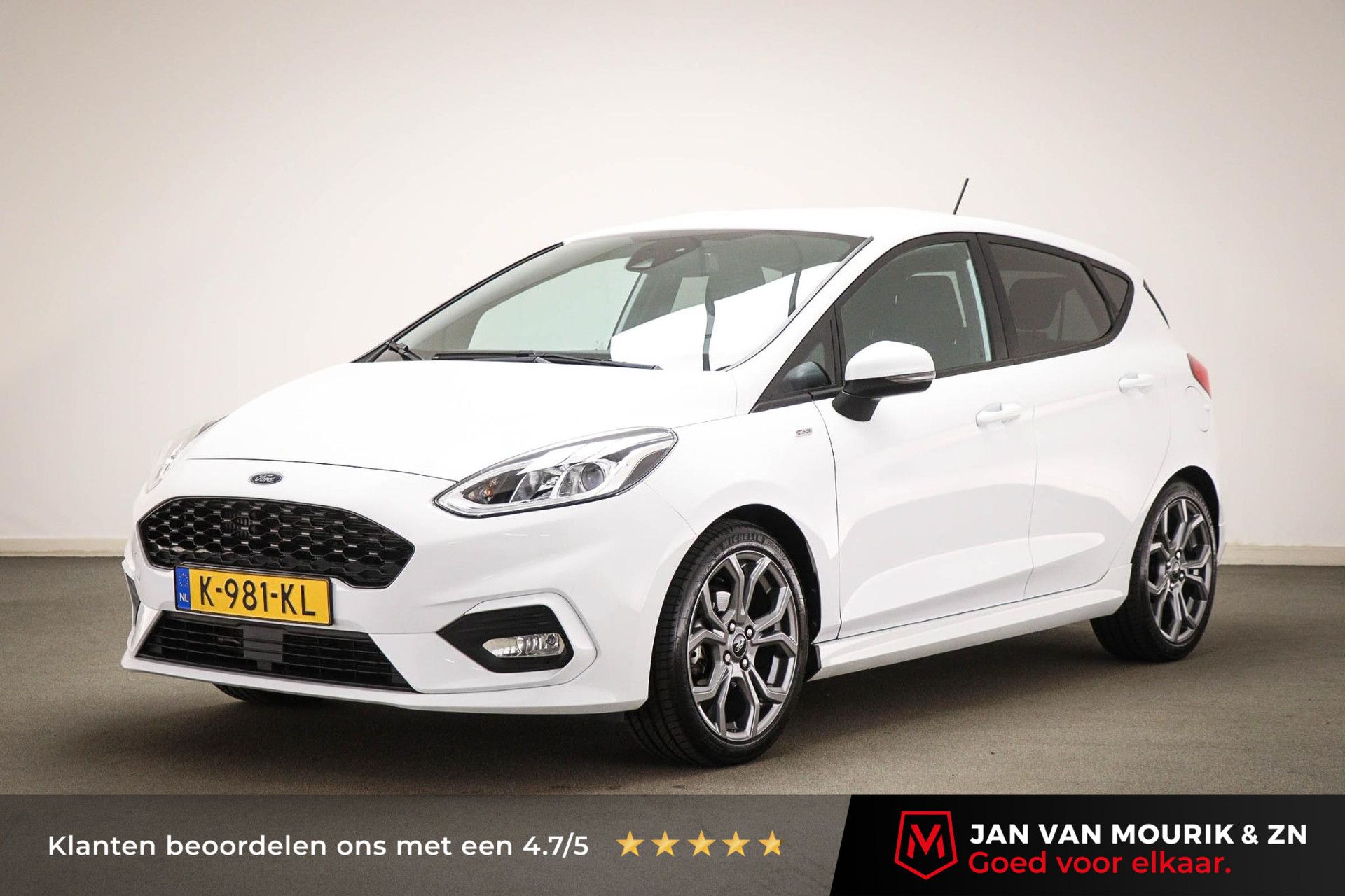 Ford Fiesta met kenteken K-981-KL – vooraanzicht